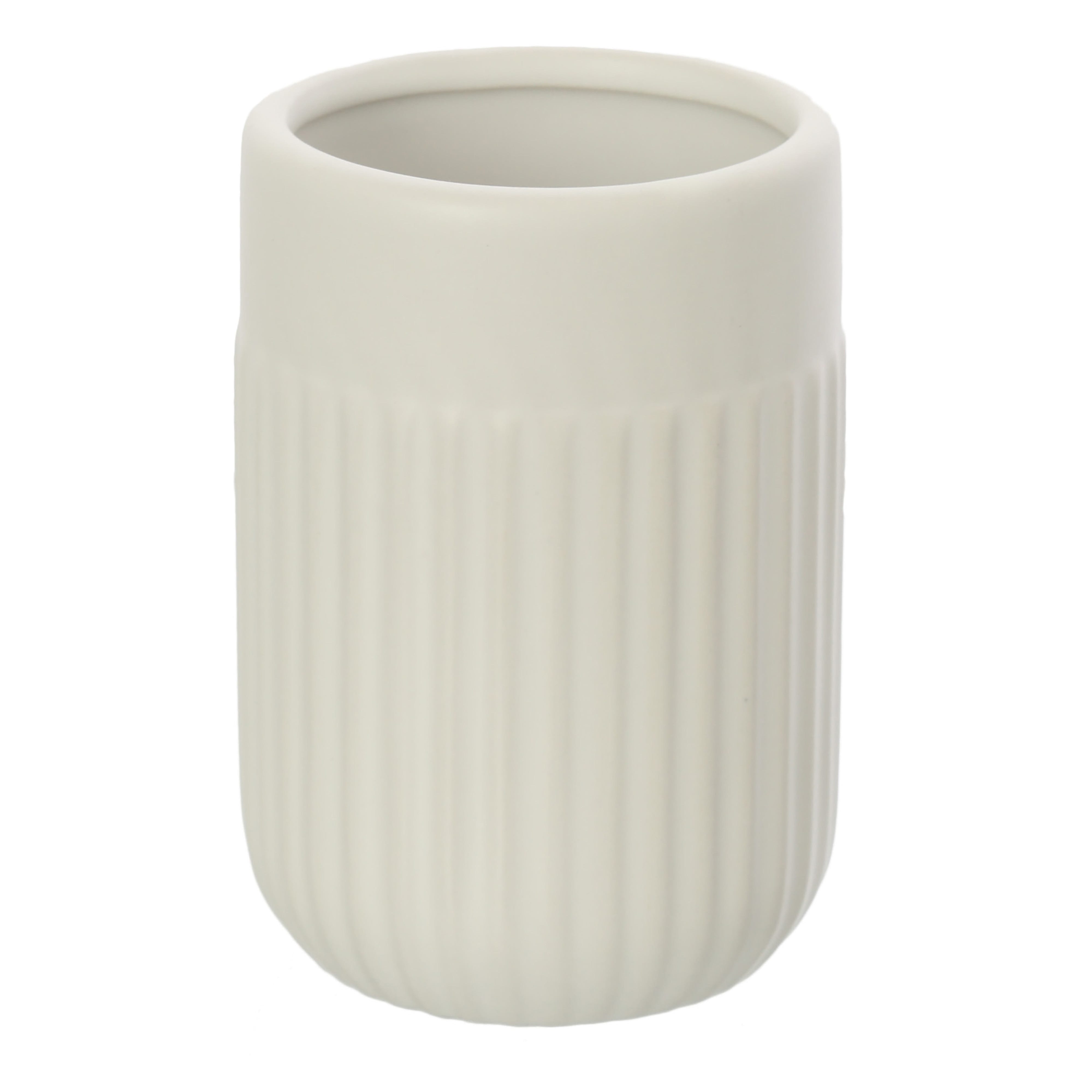 Portapenne In Ceramica Lazio - Bianco Con Stemma Ufficiale, Ideale Per Tifosi