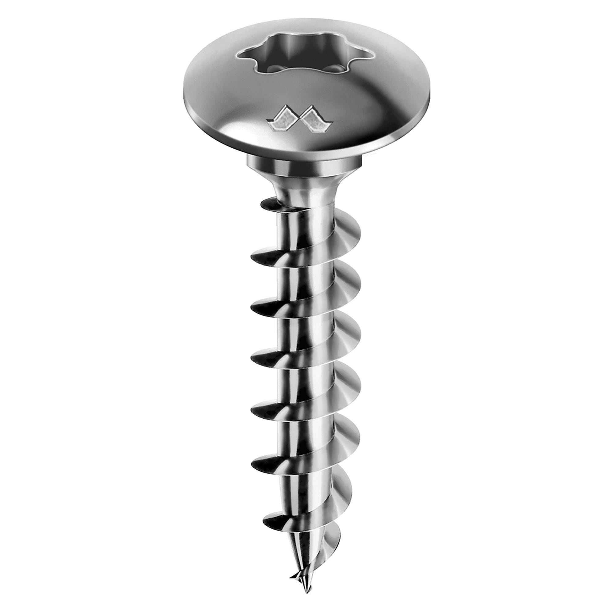 Viti Per Legno Truciolari 5 X 60 Mm Bronzate Testa Svasata Torx 200 Pz