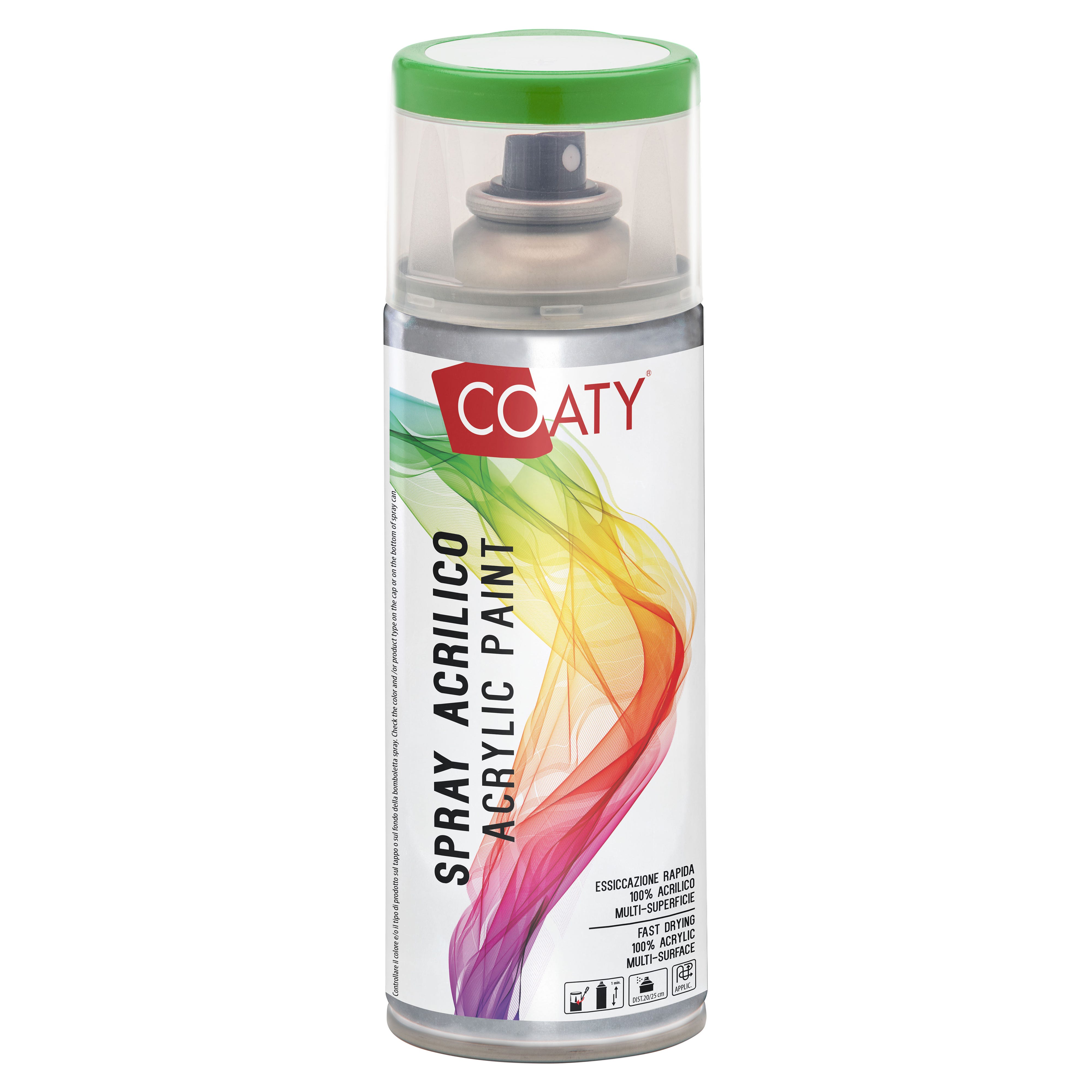 HQS Bomboletta Di Vernice Spray Acrilica Colori Ral (Ral 6018