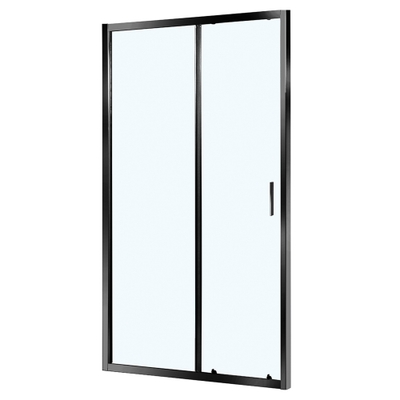 Porta Doccia In Vetro ESG 96x190cm - Argento E Trasparente, Regolabile 93-96cm, Con Accessori Montaggio - Foto 5