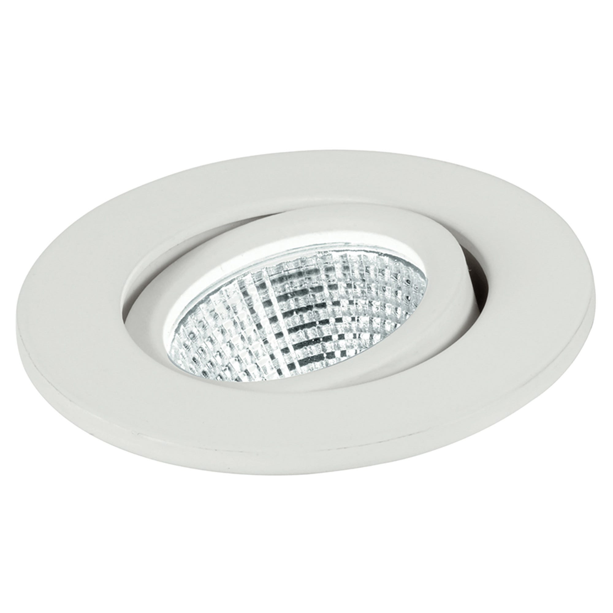 Kit 5 Faretti LED Da Incasso 3W COB - Luce Calda 3000K, Orientabili, Foro 45mm, Per Casa - Foto 5