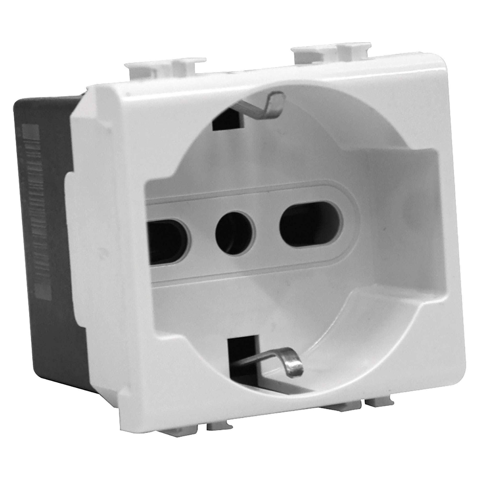 Presa 2P T 16A universale nero colore nero serie Linea vimar 30210.G