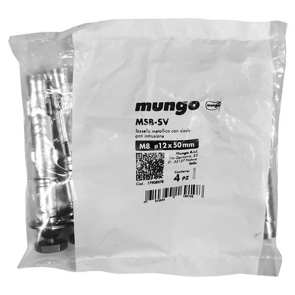 Tasselli A Espansione Con Gancio M8 - 4 Pezzi Acciaio Zincato Per Interni/Esterni - Foto 3