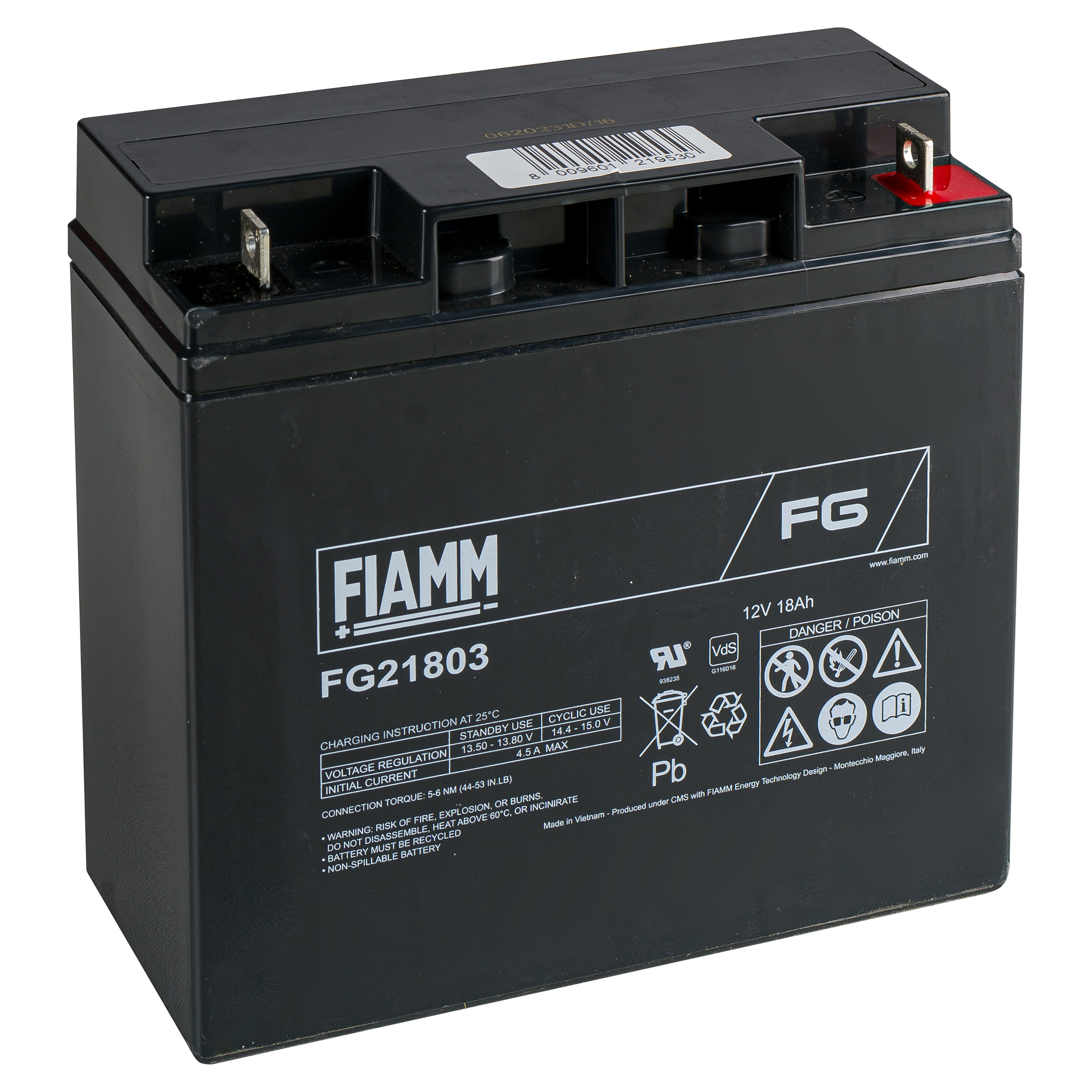 Batteria Al Piombo Gel Akku-net 12V 4,5Ah Per APC RBC 30 UPS
