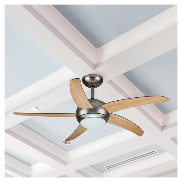 Ventilatore Da Soffitto Agitatore D'aria 5 Pale 4 Luci In Coppa Tulipano Vinco 70900 83713424 - Foto 10