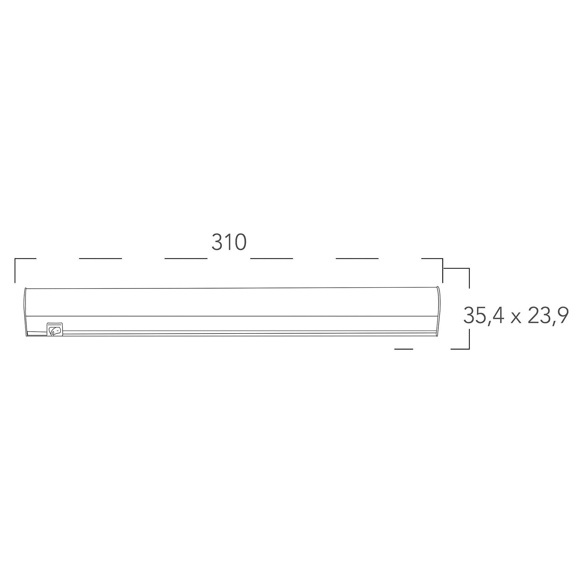 Barra LED - Luminosità 800 Lumen , Luce Bianca Neutra
