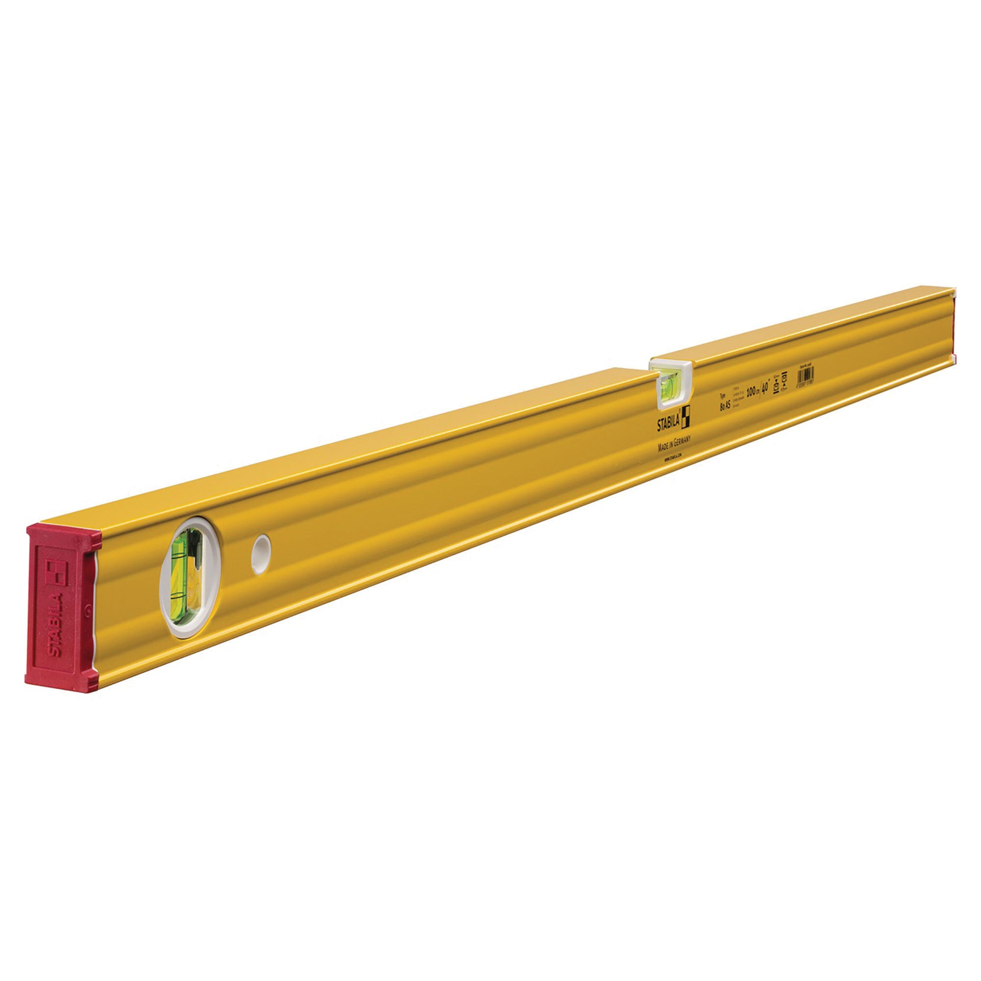 Livella A Bolla Professionale GEPCO In Alluminio – 60/80/120/200 Cm, Magnetica, 3 Livelle, Precisione 0,5 Mm/m