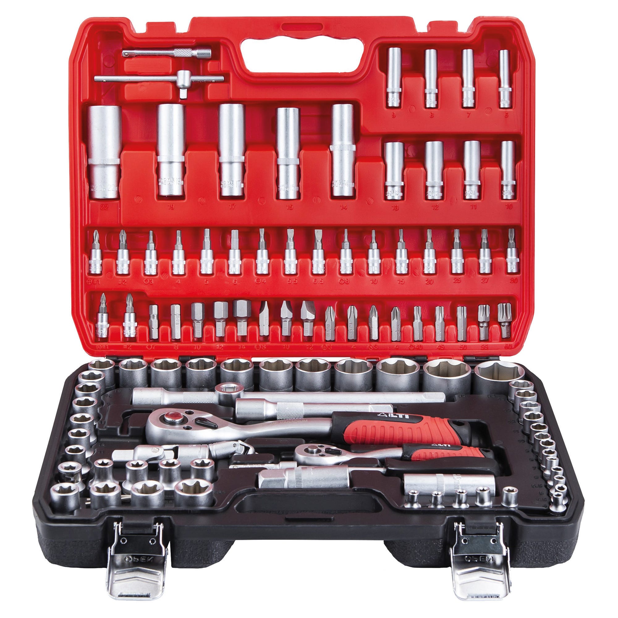 Valigetta Attrezzi 108 Pezzi - Chiavi Bussola, Cricchetto, Cacciavite, Per Fai Da Te - Foto 6