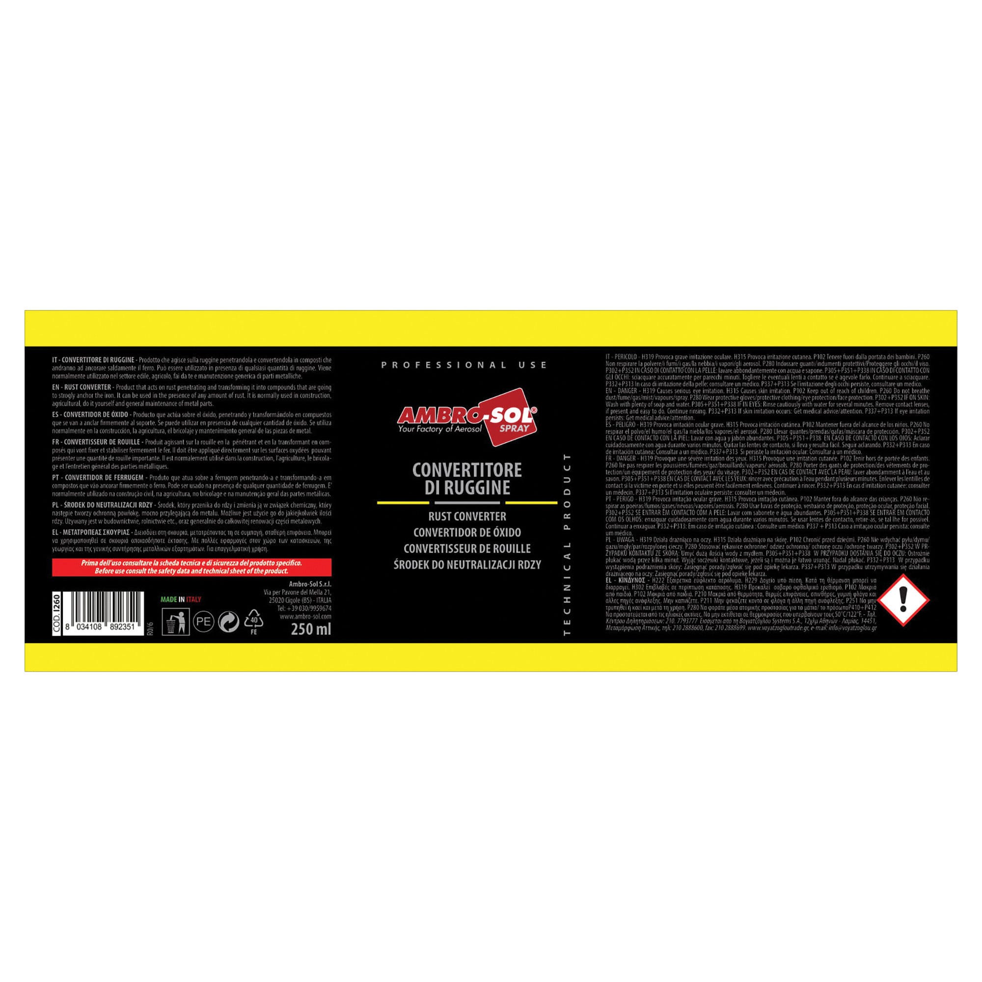 IMORUST HD 205 Convertitore di Ruggine - Essere Carrozzieri