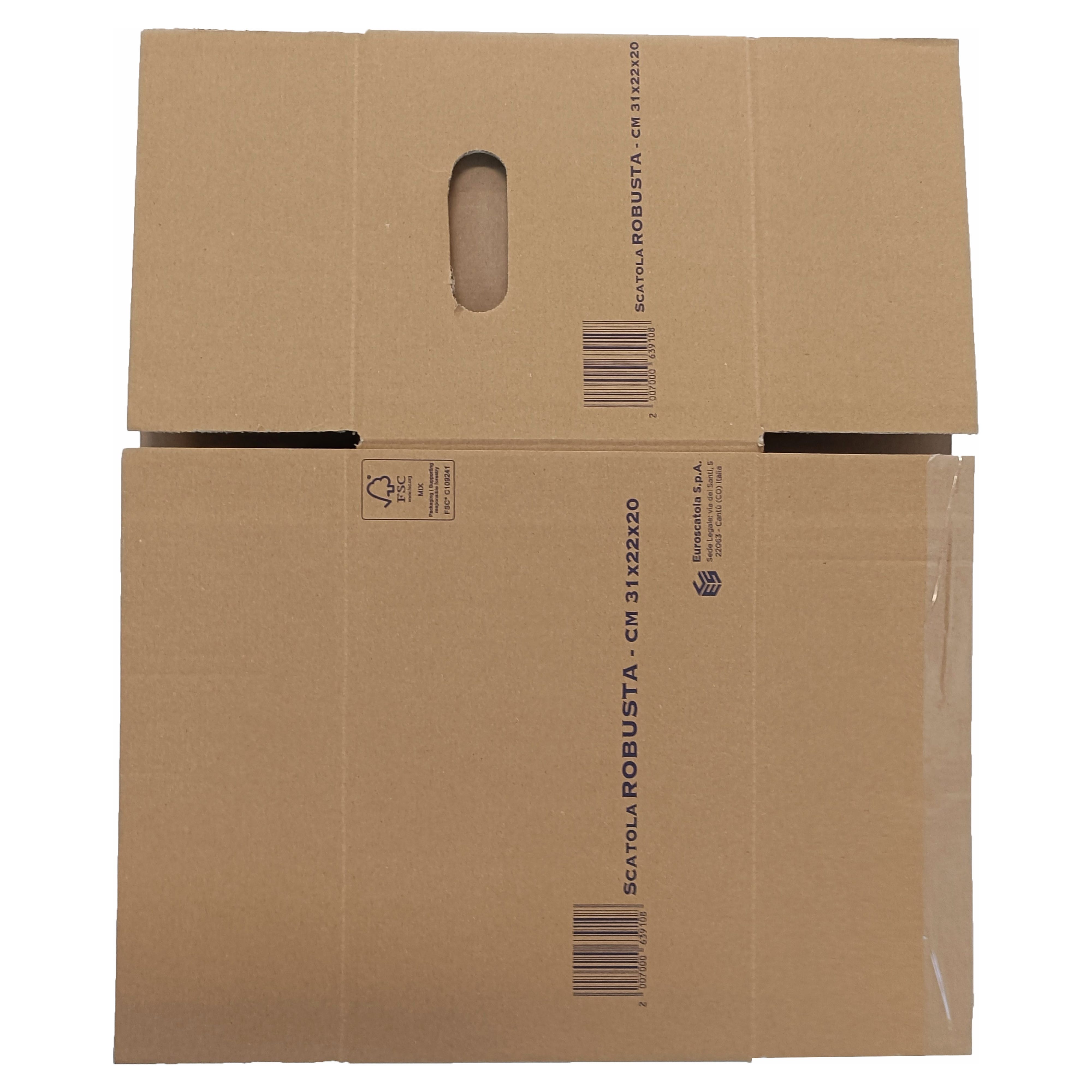 Scatola Di Cartone Doppia Parete 26x26x12 Pollici 275 ECT U-Line S-18167