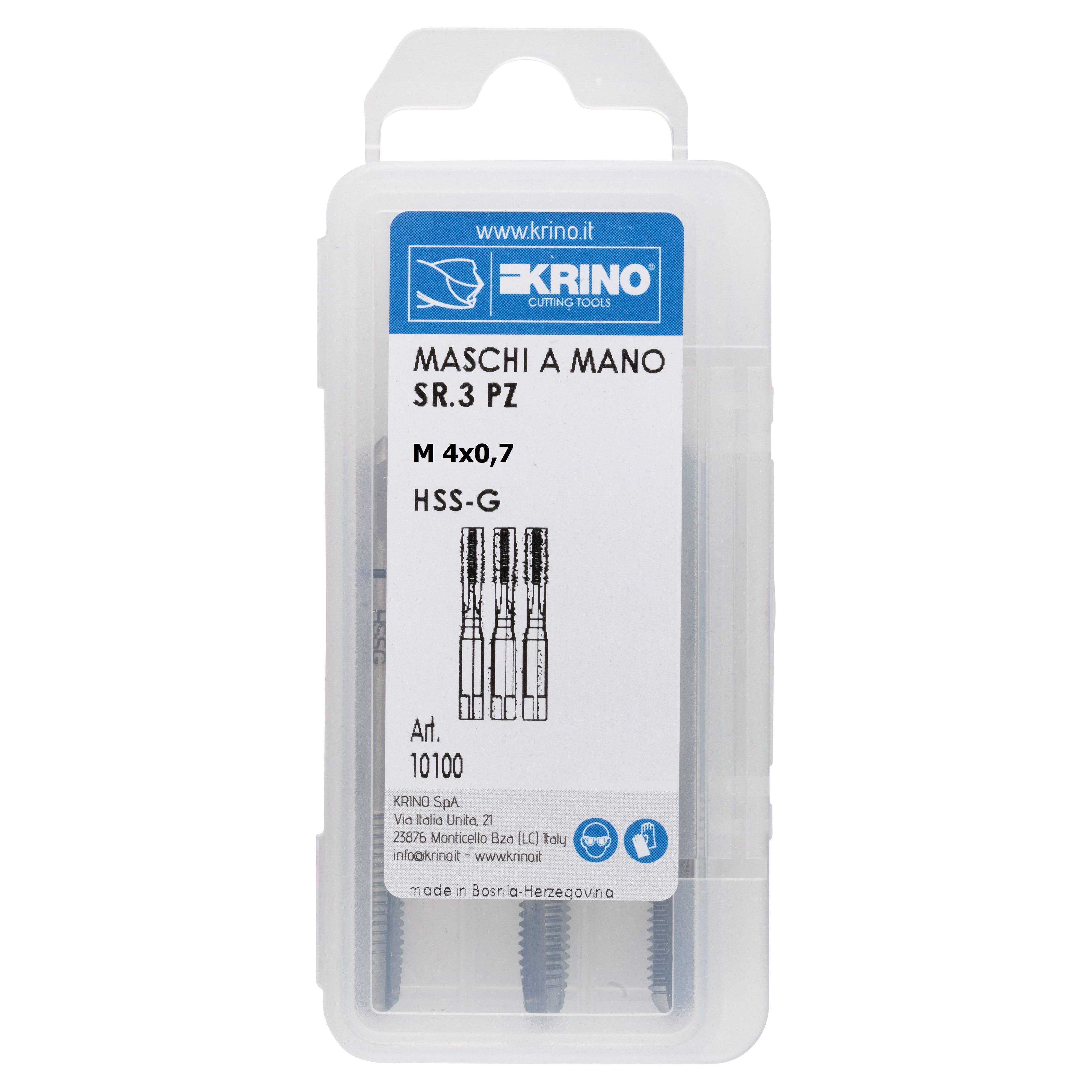 Maschi M4 / 6HX / DIN 371 / HSS-E / TiAlN
