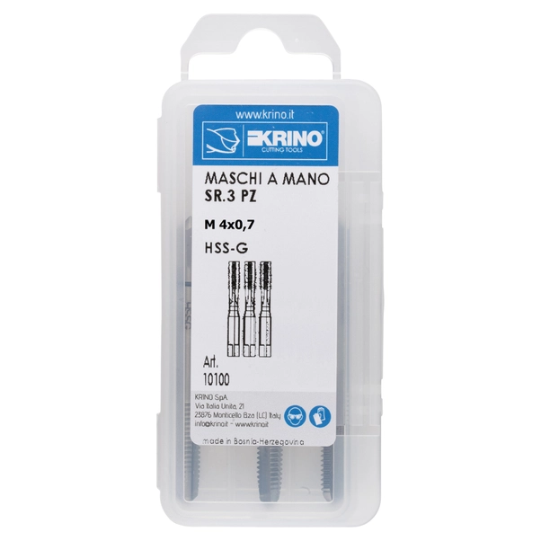 Maschi M4 / 6HX / DIN 371 / HSS-E / TiAlN Maschi M4 / 6HX / DIN 371 / HSS-E / TiAlN