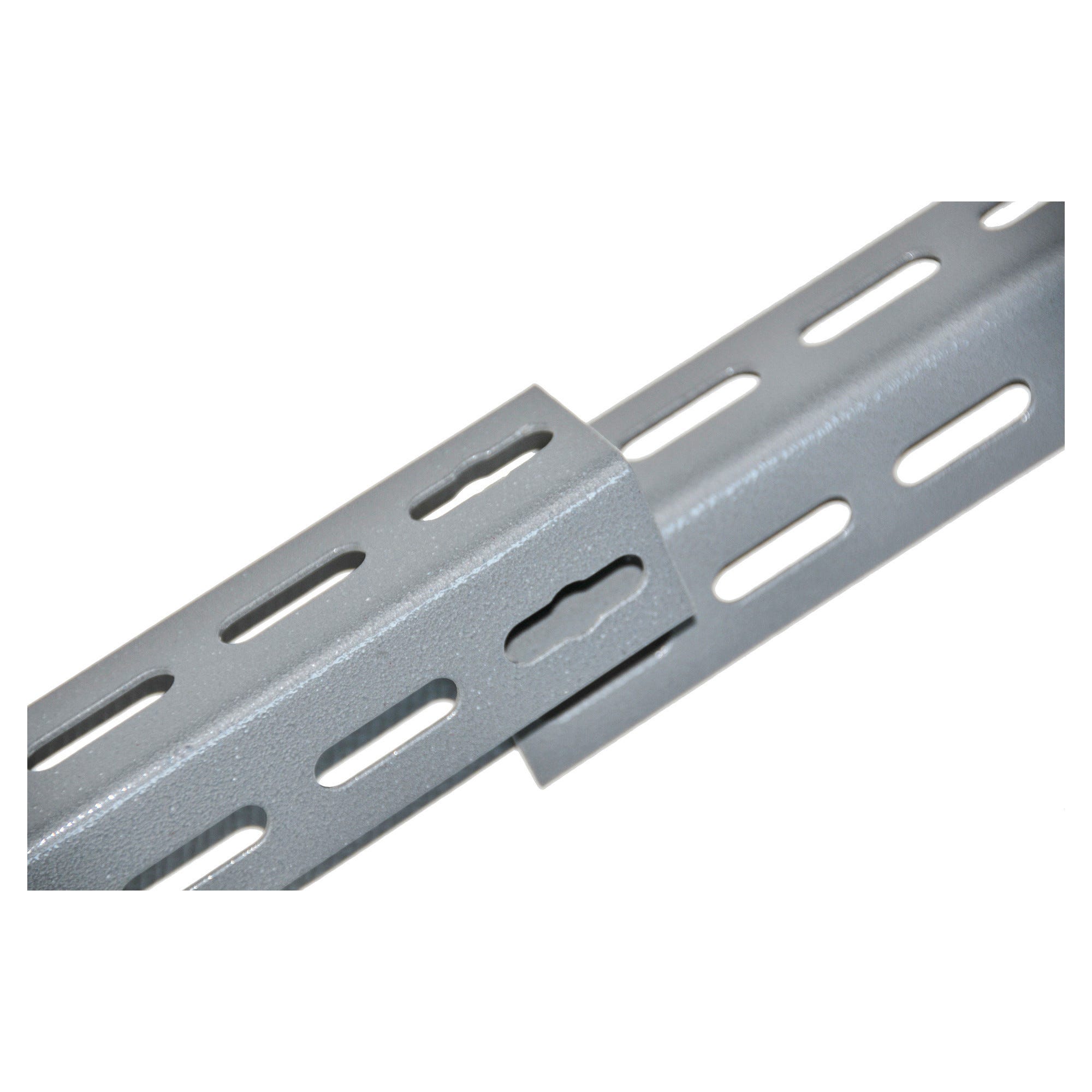 Angolare Per Scaffale Metallico 200 Cm - Lamiera Acciaio Verniciato Antiruggine - Made In Italy - Foto 10