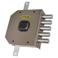 AERREGI Kit Serratura Blindata Interasse 28mm - Completo Di Cilindro Europeo 30/40 Mm E 5 Chiavi