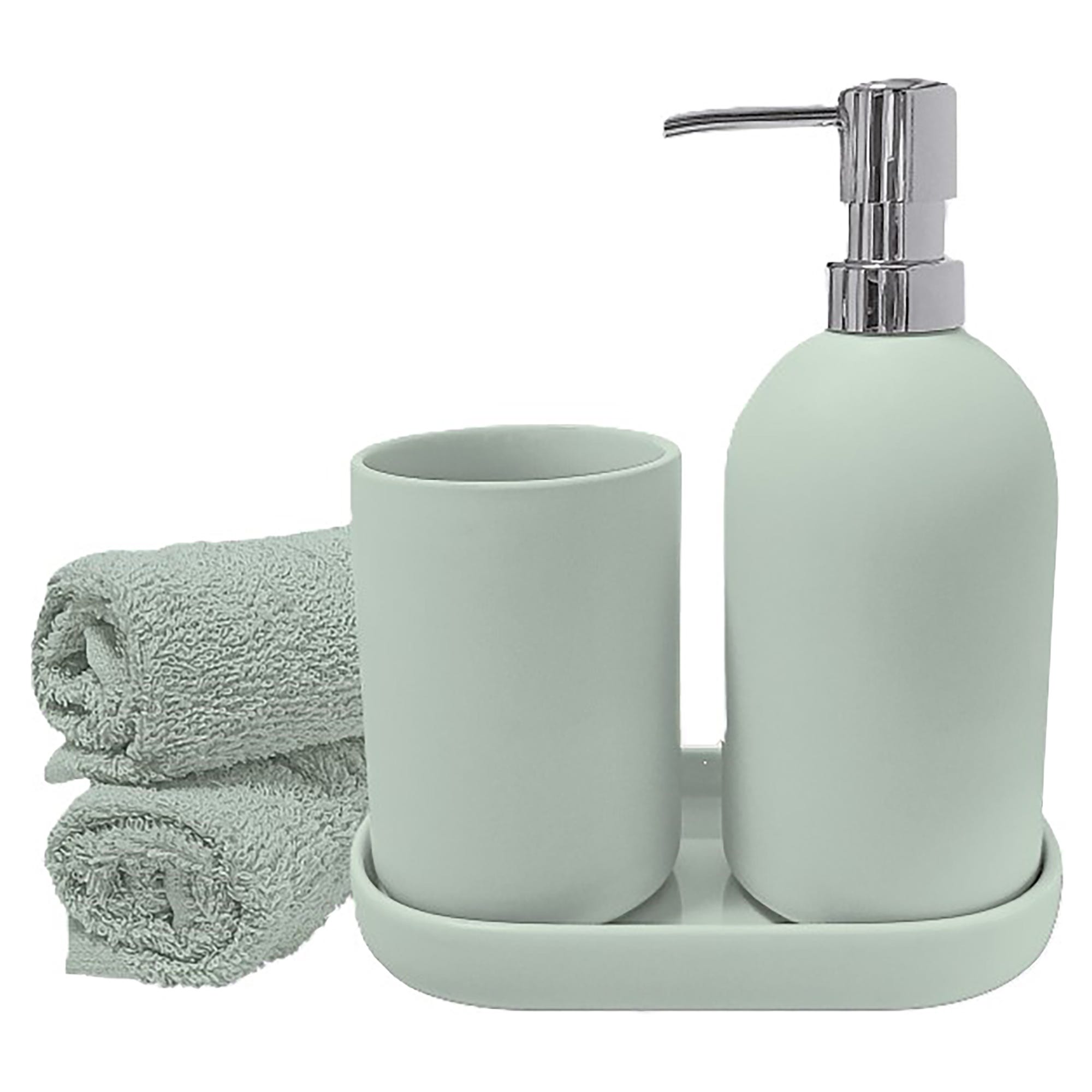 portasapone liquido e porta spazzolini Portasapone, dispenser di sapone liquido, tazza per spazzolino da denti,  set di accessori da bagno in marmo e ceramica (rosa) : Amazon.it: Casa e  cucina main image 1