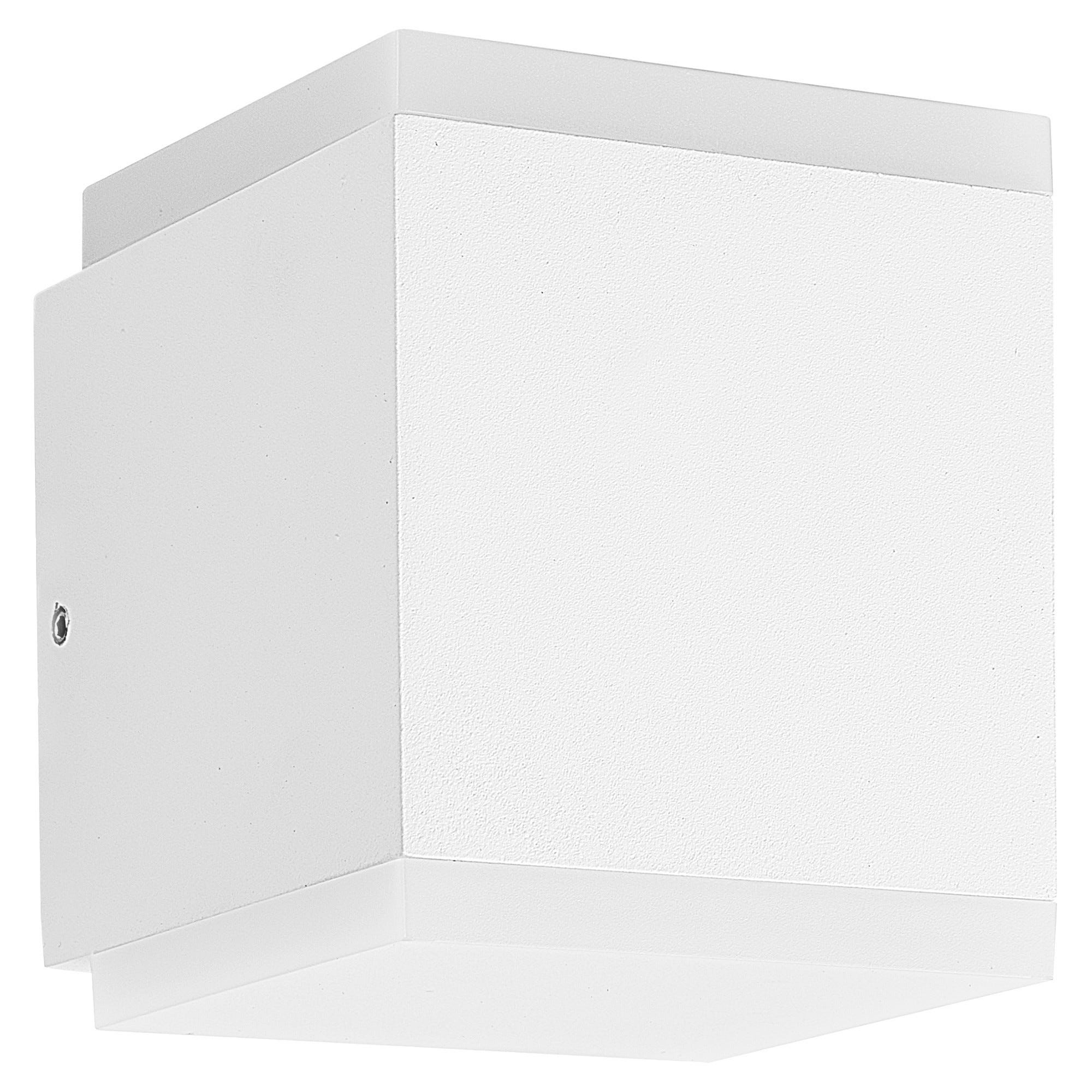 Lampada Parete LED Poole Lighting – Alluminio Bianco, E27, IP54, Esterno UK