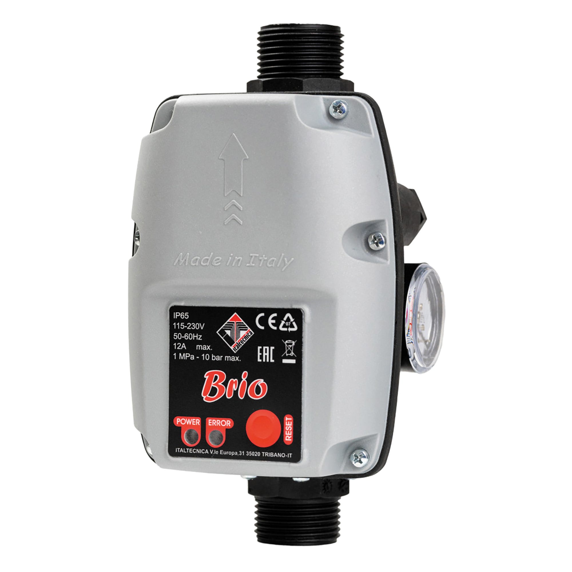 Pressoflussostato Elettronico Brio Tank Italtecnica - Controllo Elettropompe Fino A 2HP, Made In Italy - Foto 9