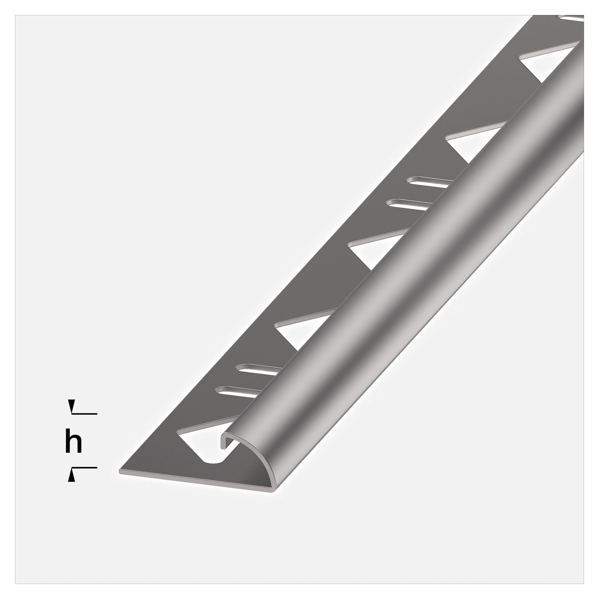 Profilo Jolly Angolo In Acciaio Inox AISI 304 - 250 Cm, Per Rifiniture Pavimenti E Rivestimenti - Foto 6