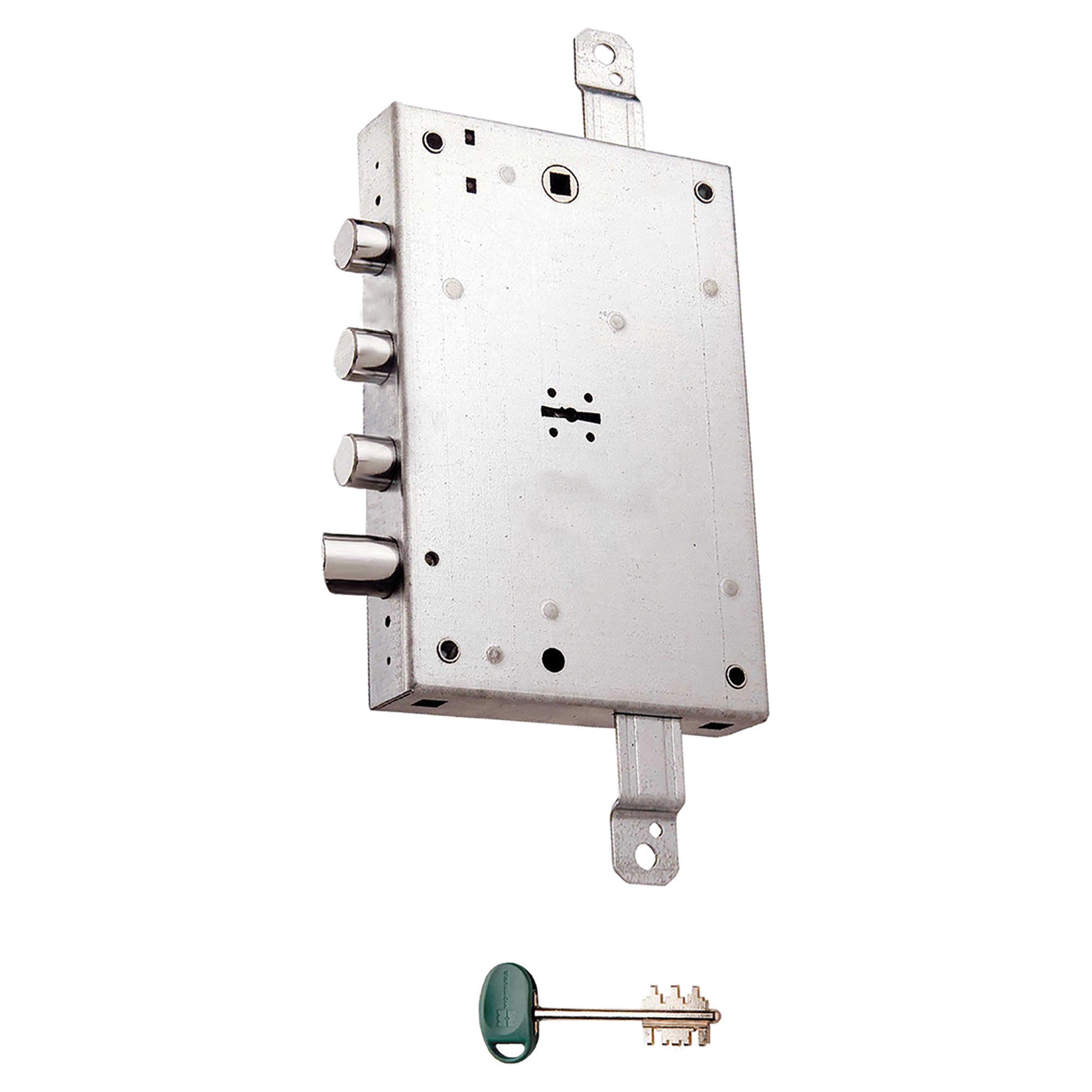 SERRATURA MOTTURA APPLICARE AMBIDESTRA DOPPIA MAPPA 37 mm E63 TRIPLICE PER PORTE BLINDATE