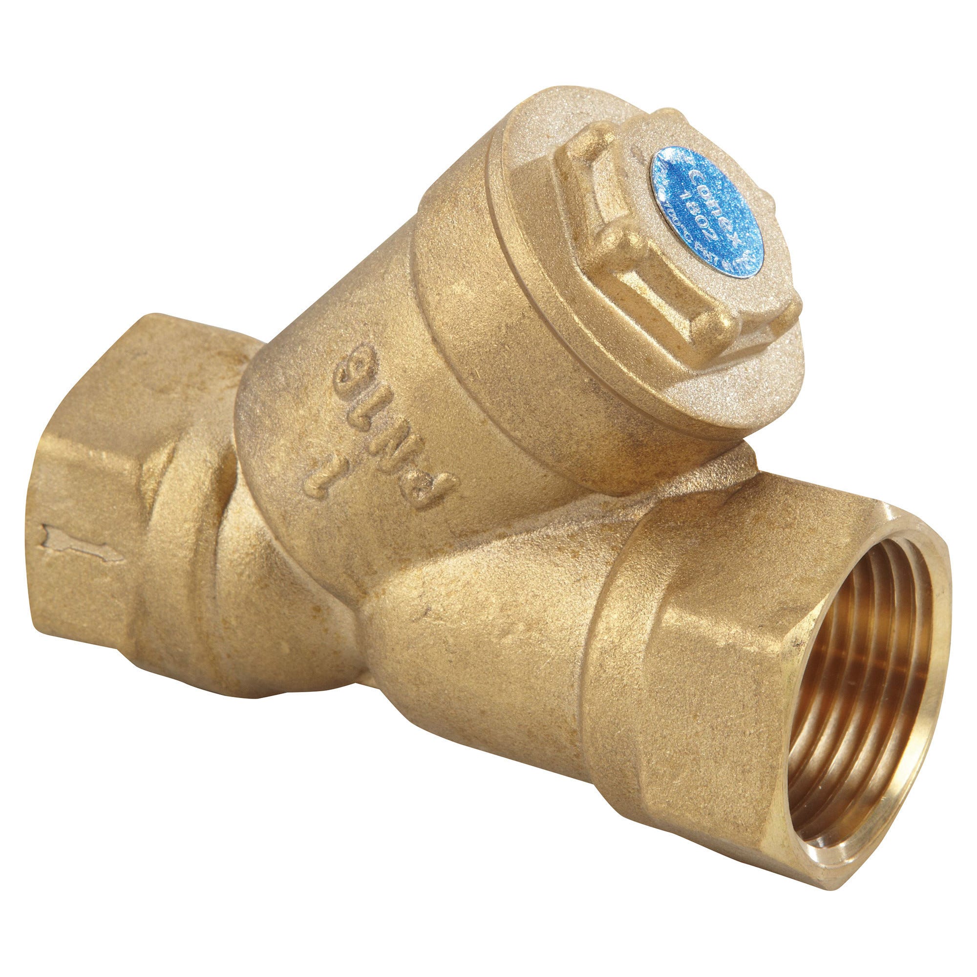 Filtro a rete 4 F zincato con chiusura a ganci e calza nylon