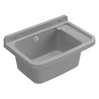 Lavello Appoggio Acciaio Inox 80cm - 1 Vasca Con Gocciolatoio A Destra - Per Cucina - Foto 11