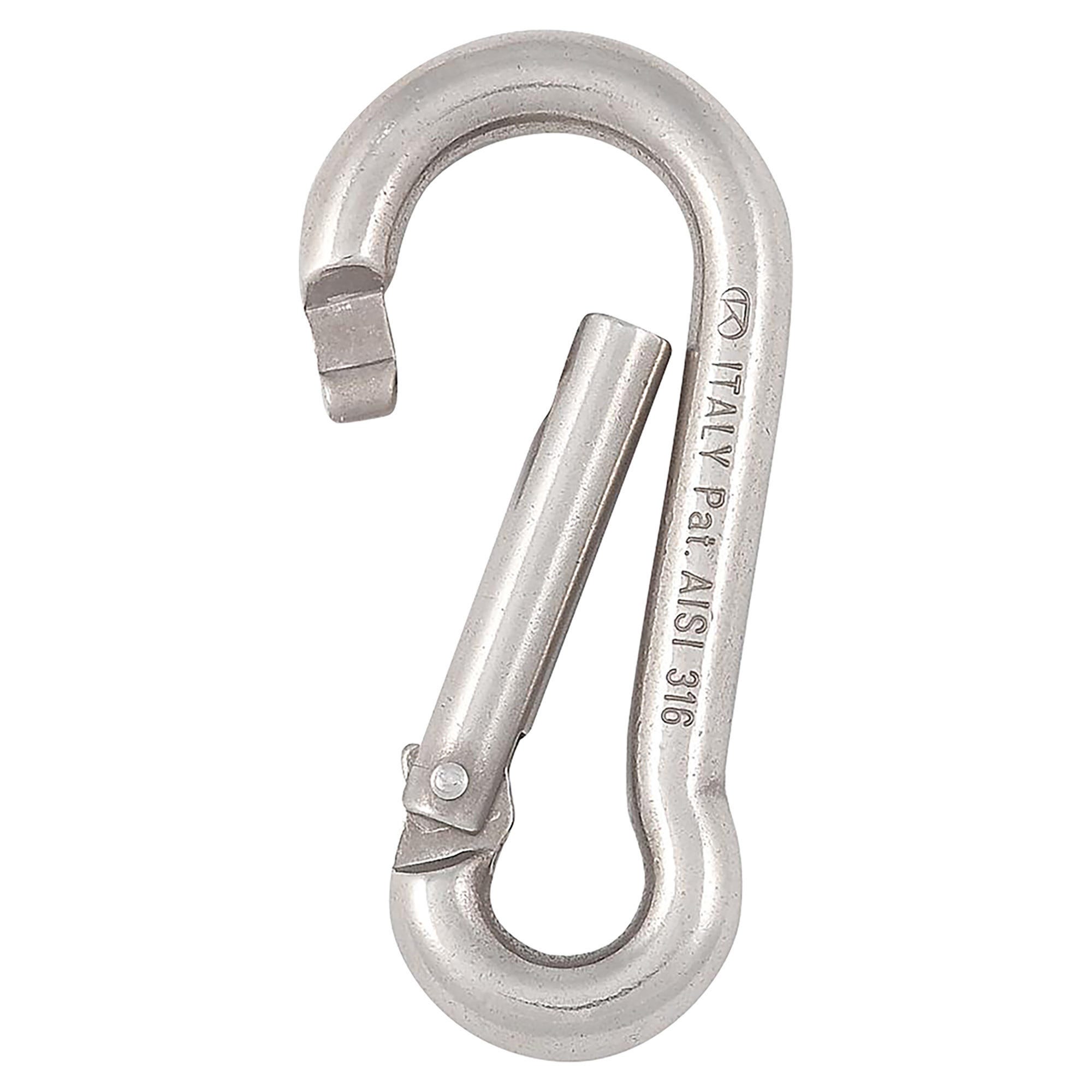 MOSCHETTONE APERTURA TOTALE 50 Mm INOX AISI 316 PORTATA 100kg AGGANCIO