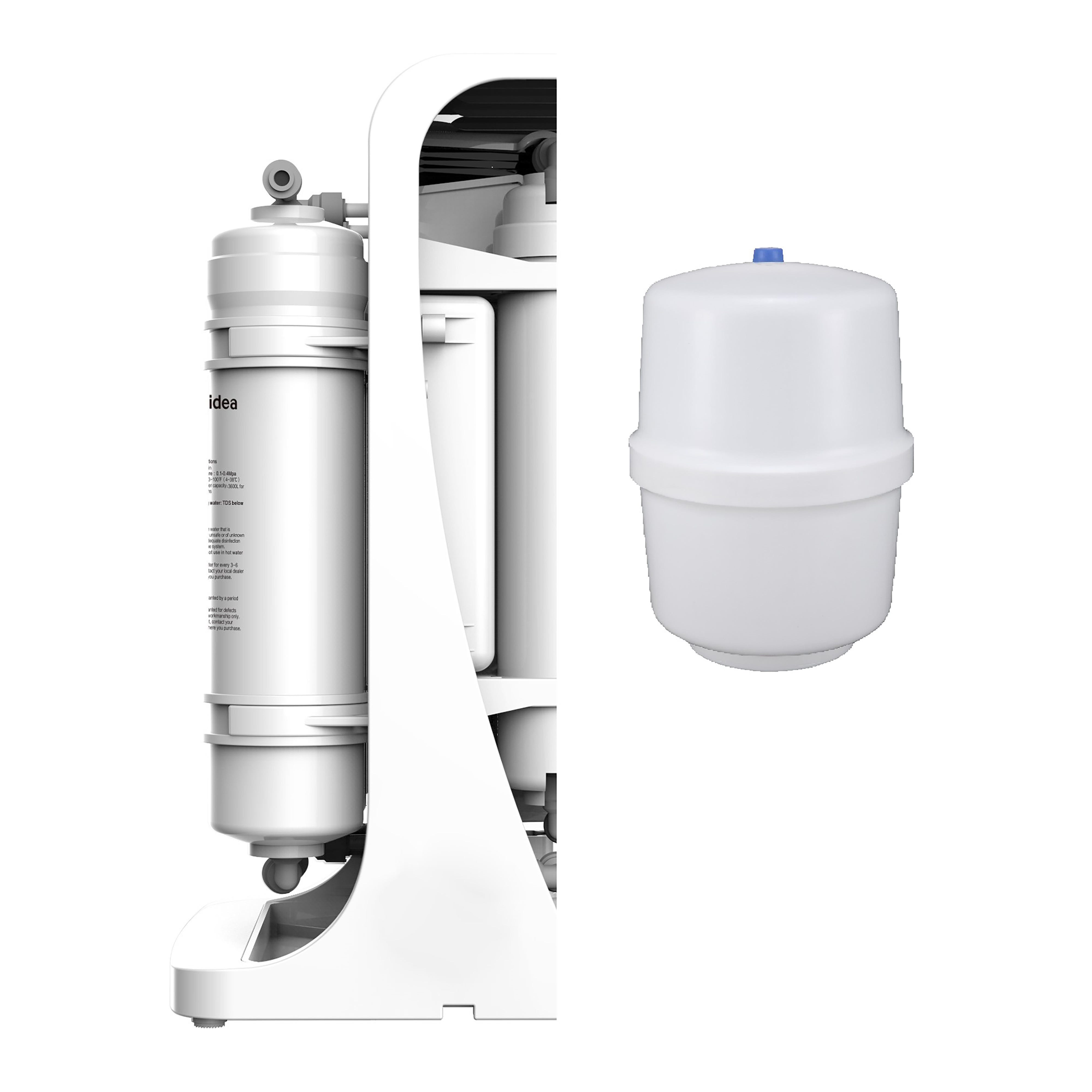 OSMOSI INVERSA ACQUARIO DEPURATORE ACQUA IMPIANTO IDROPONICA 50 GPD FAI DA TE EB