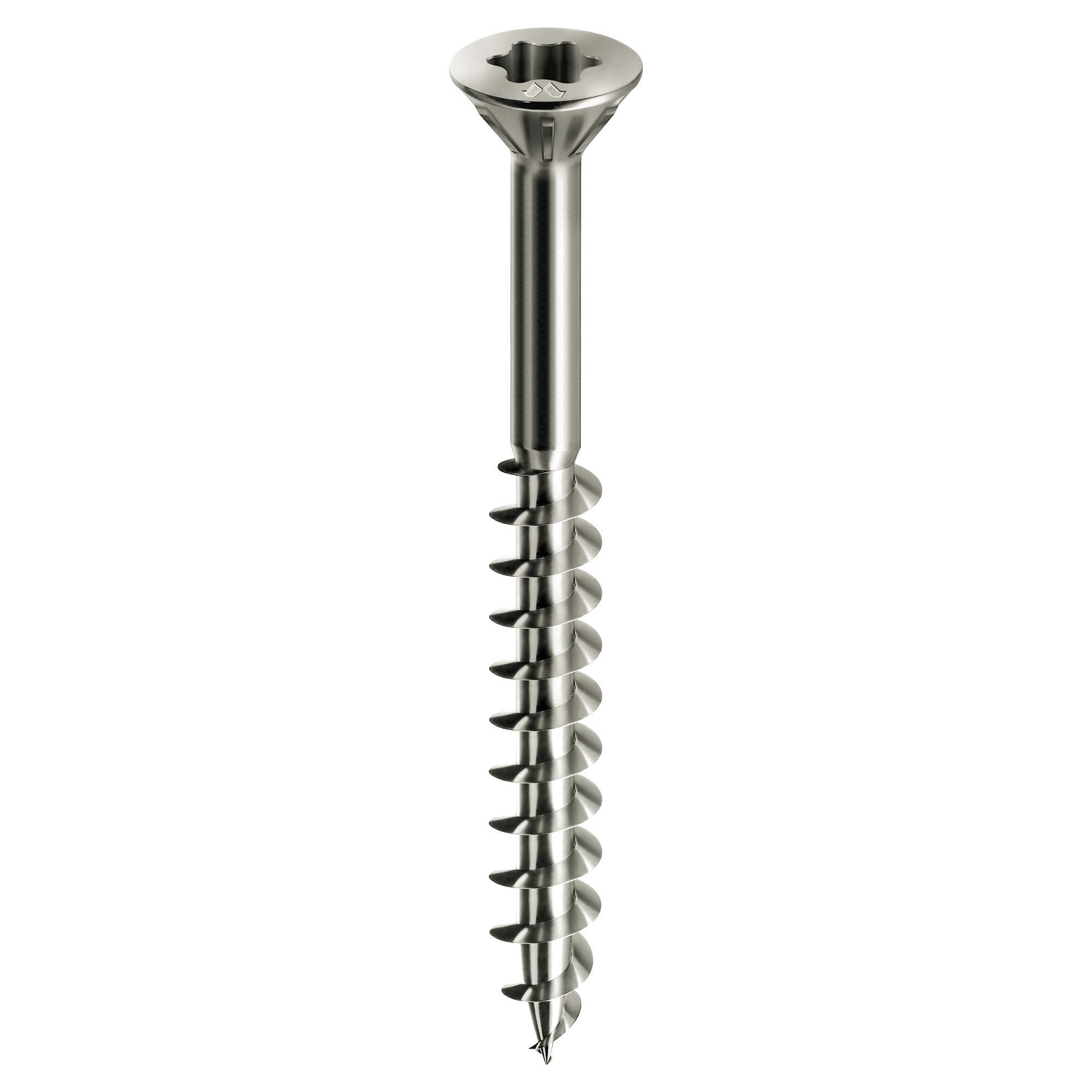 100 Viti Per Legno Testa Svasata A2 Inox – #10 X 2″ (5x50mm) Pozi, Kayfast