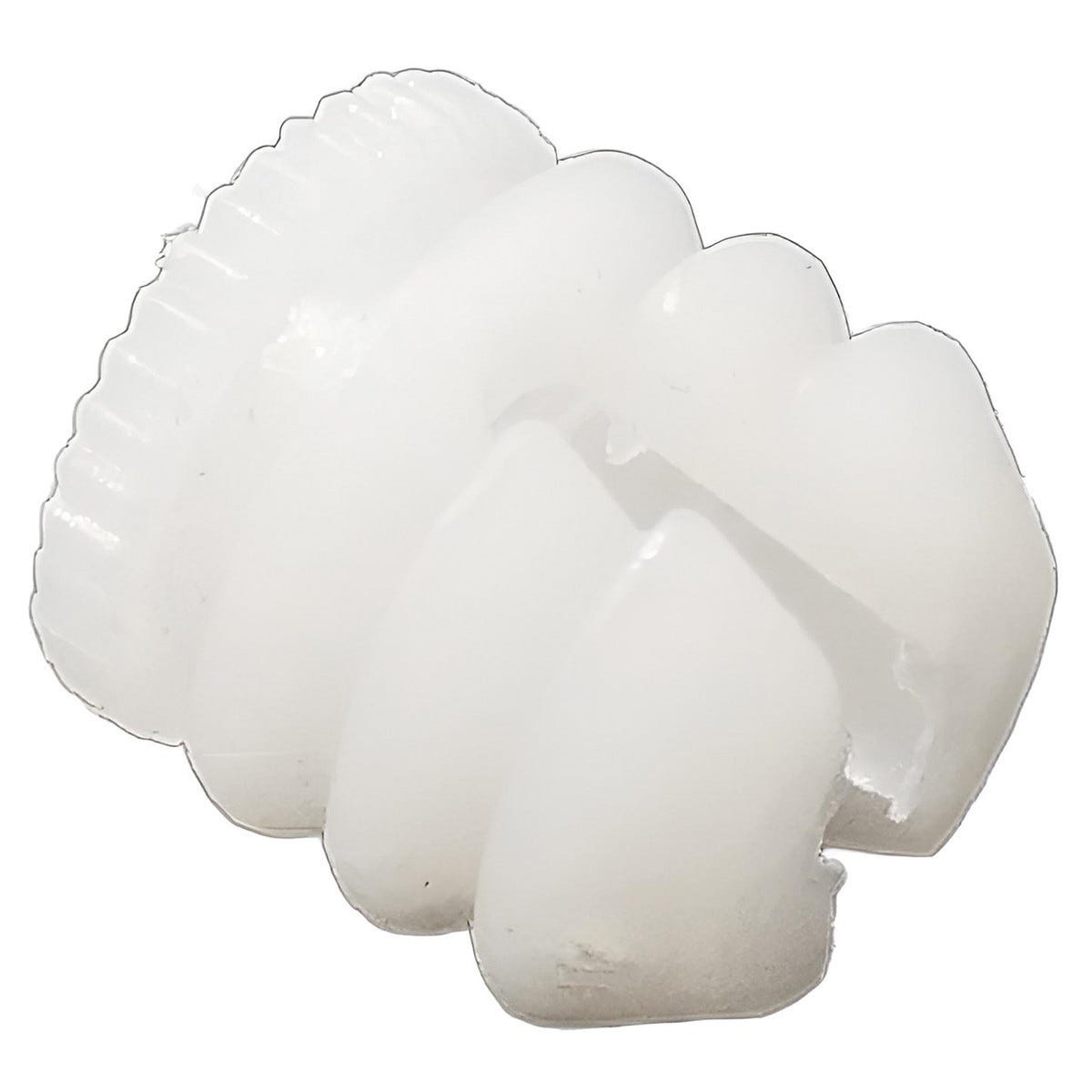 Bussola In Nylon Debflex 712030 – Attacco Ad Anello D=B22, Colore Bianco, 100 Pezzi - 3