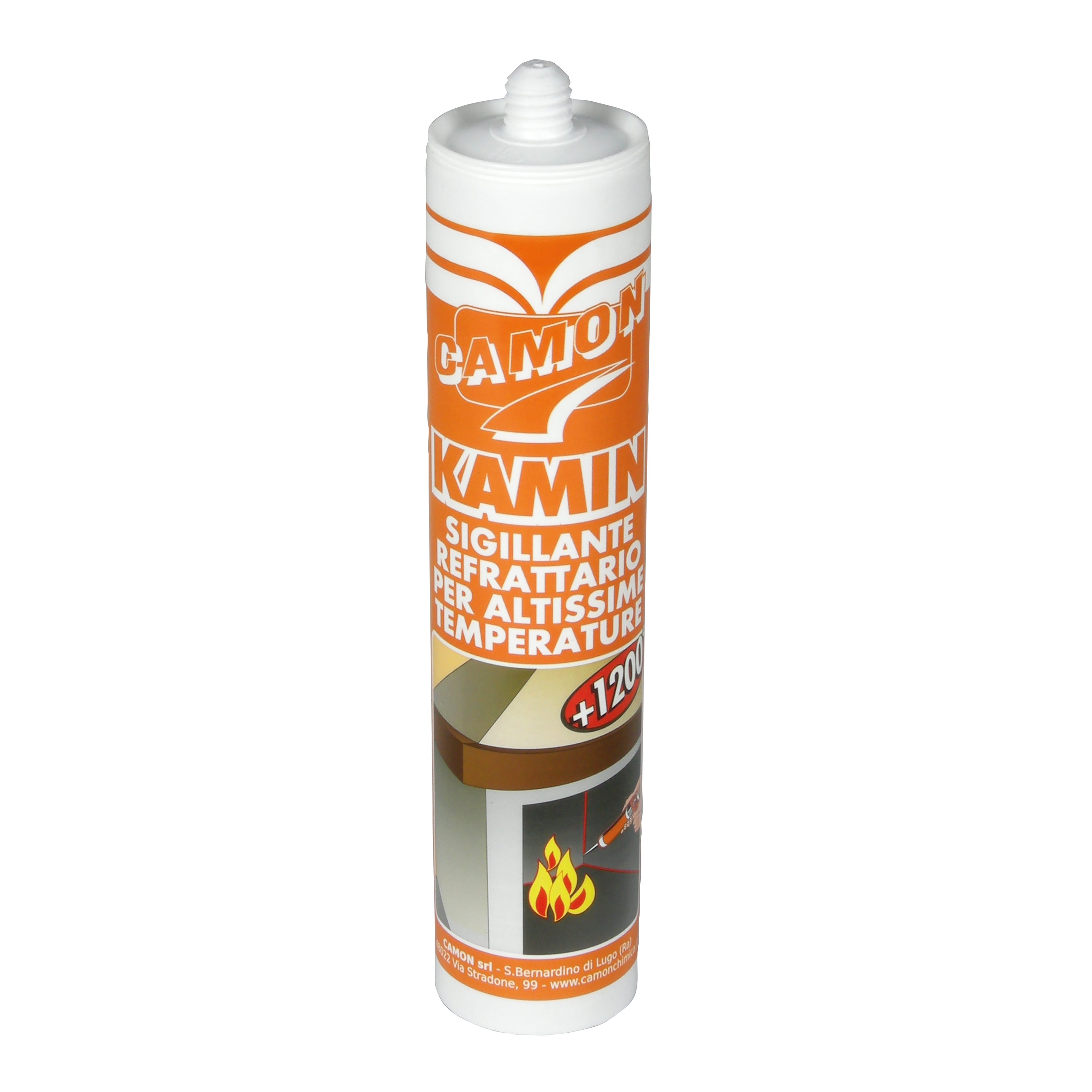 Cemento Refrattario Soudal Alta Temperatura 1400°C - Sigillante Siliconico Da 2kg, Made In Italy