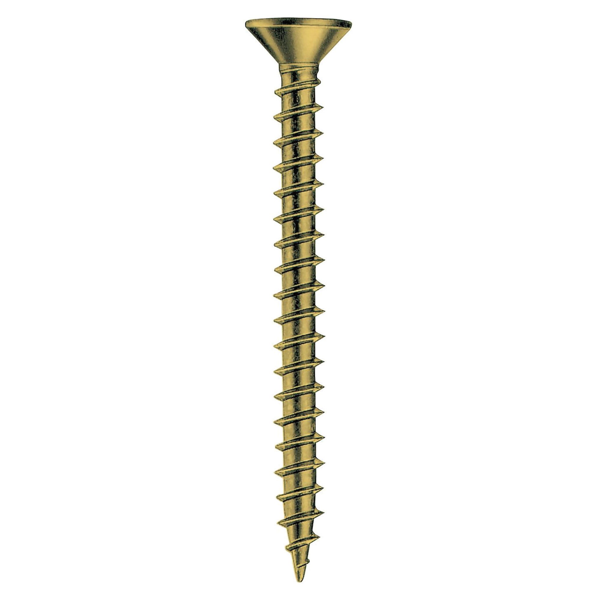 Viti Per Legno Testa Torx 6.0x300mm - 20 Pezzi, Zincate, Gialle, Per Fai Da Te E Professionisti