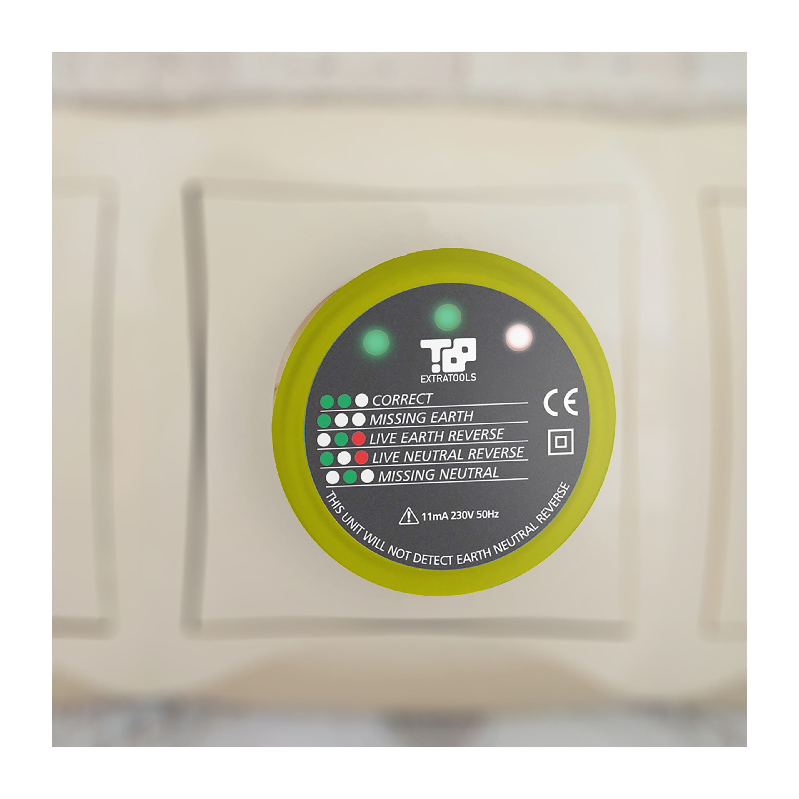 Tester Per Prese Elettriche, Tester Per Prese Di Corrente Con Rilevatore Di Polarita Del Circuito Di Prova Del Filo Di Terra Neutro Automatico Rcd 98808704