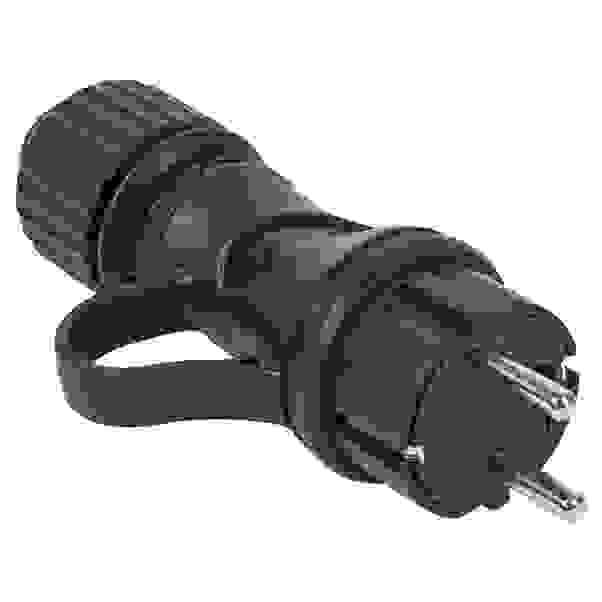 Perel Spina Di Prolunga IP44 In Gomma – 16A 3500W, Resistente Agli Agenti Atmosferici - 2