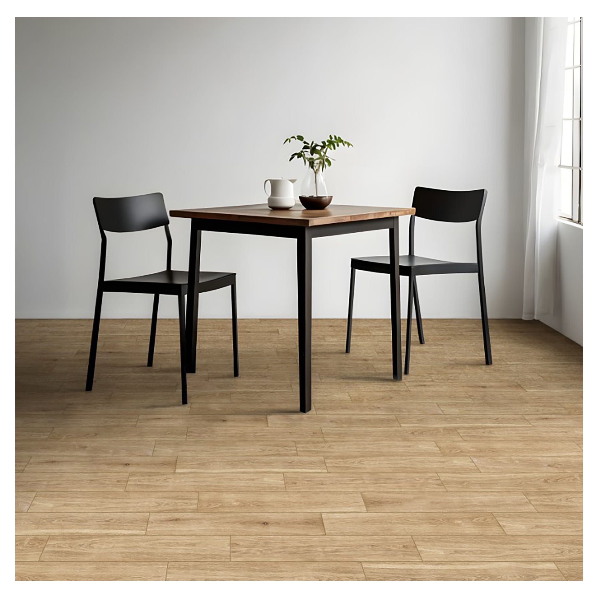 PAVIMENTO INTERNO LEGNO NATURALE MARRONE 17x62x0,8 cm PEI R9