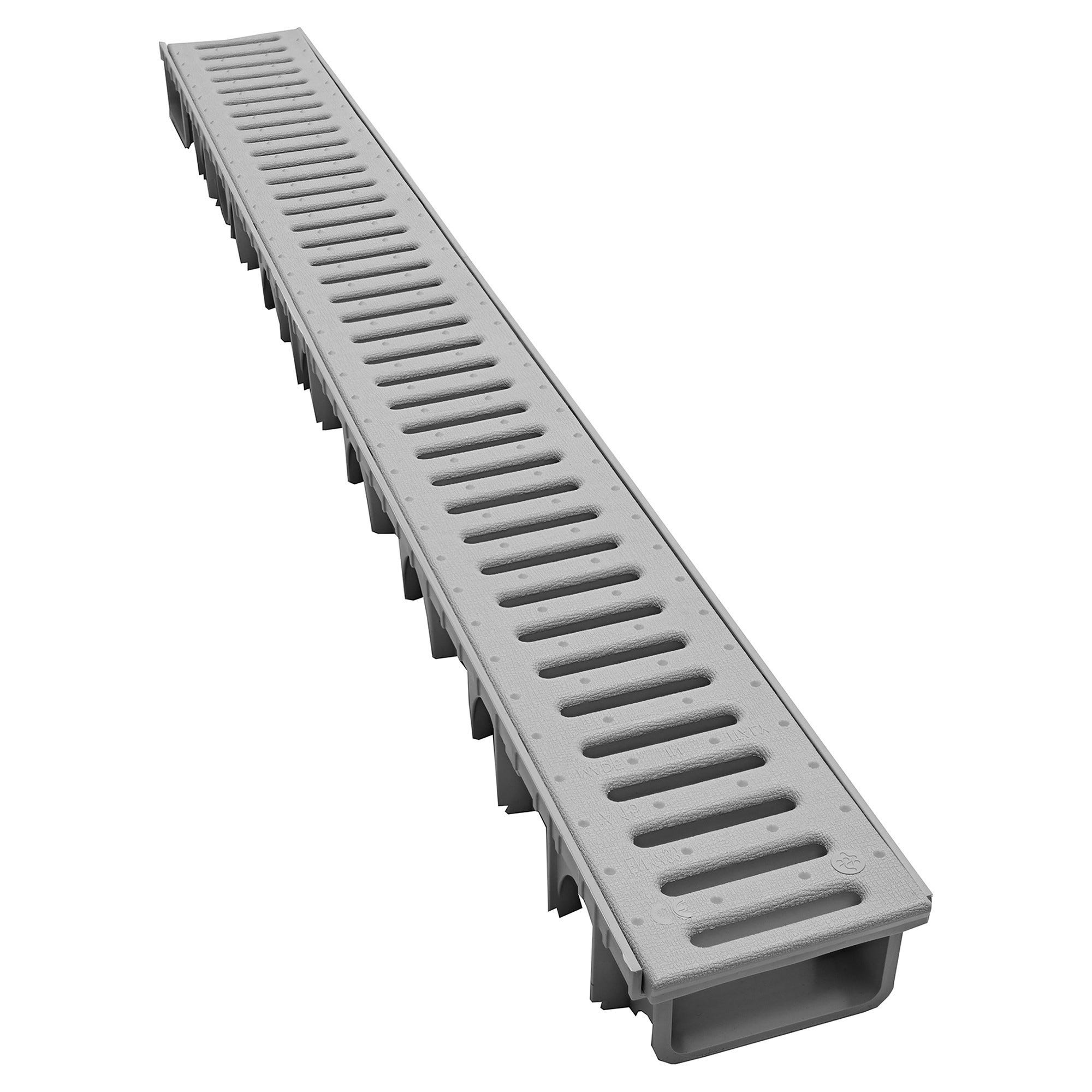 Griglia Per Canaletta Compact A15 | Polipropilene 100x10 Cm | Altezza 1,2 Cm