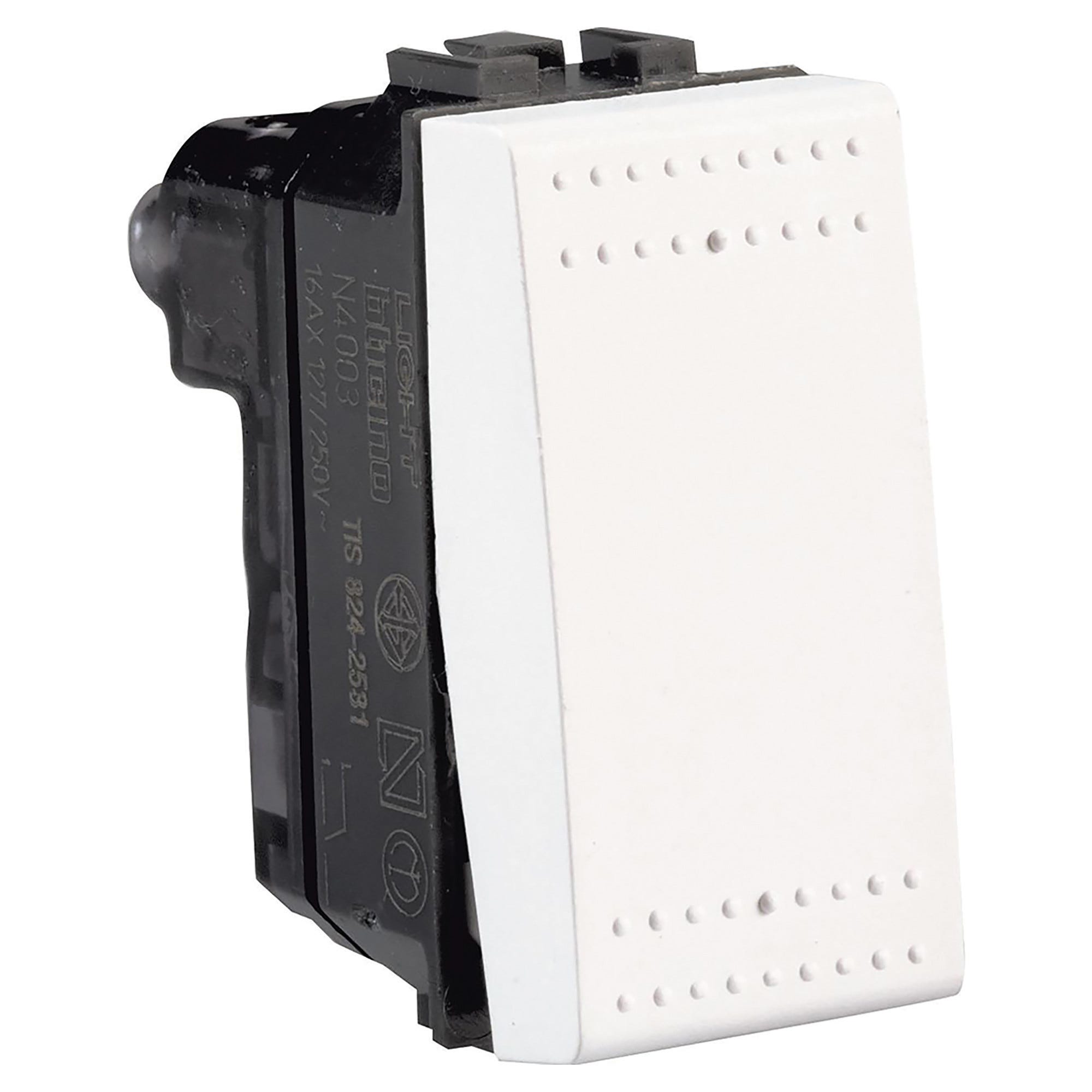 Deviatore BTICINO N4003N 1P 16A - Interruttore Living Light - Foto 2