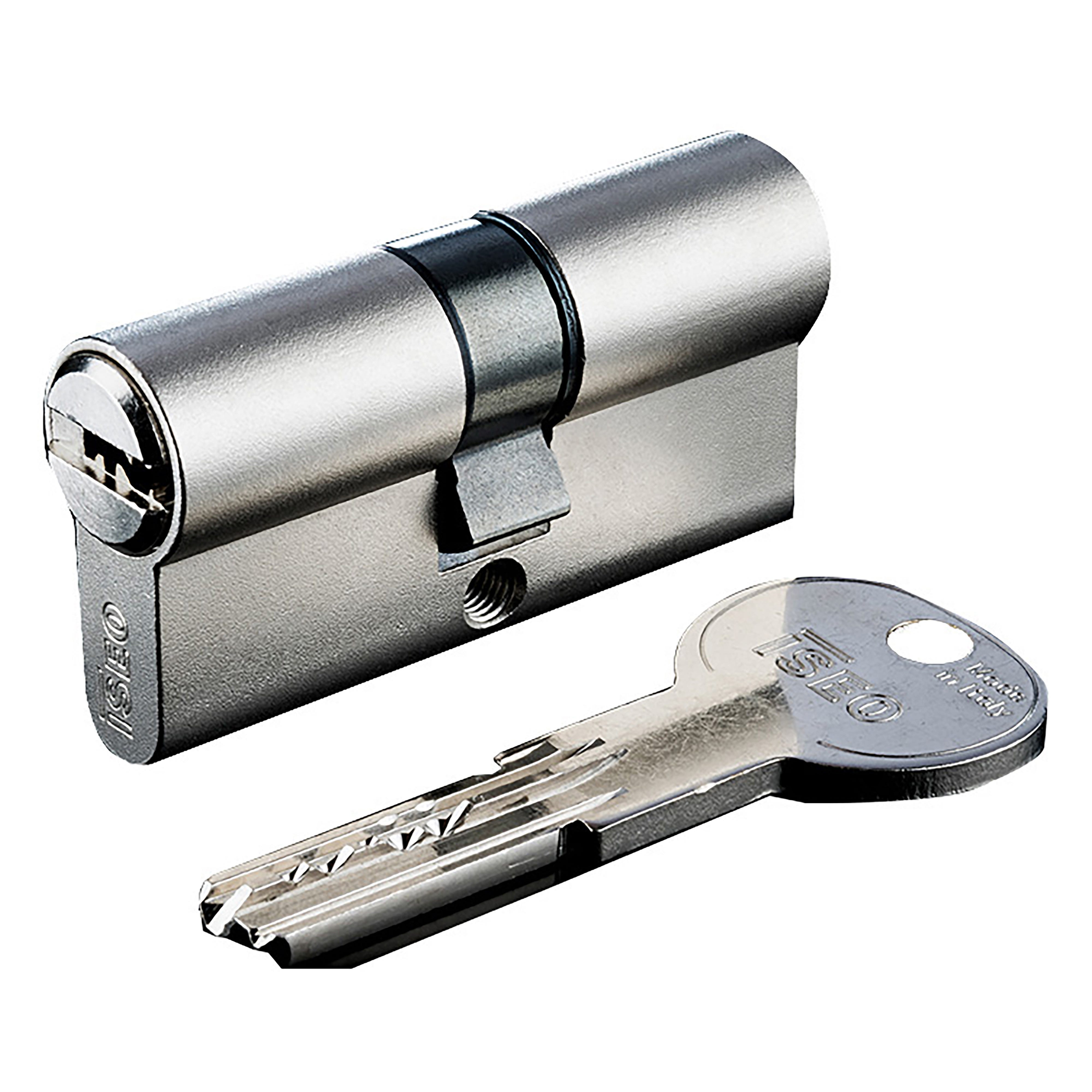 CILINDRO SAGOMATO ISEO R6 PLUS MISURA 65 = 30+35 mm OTTONE NICHELATO