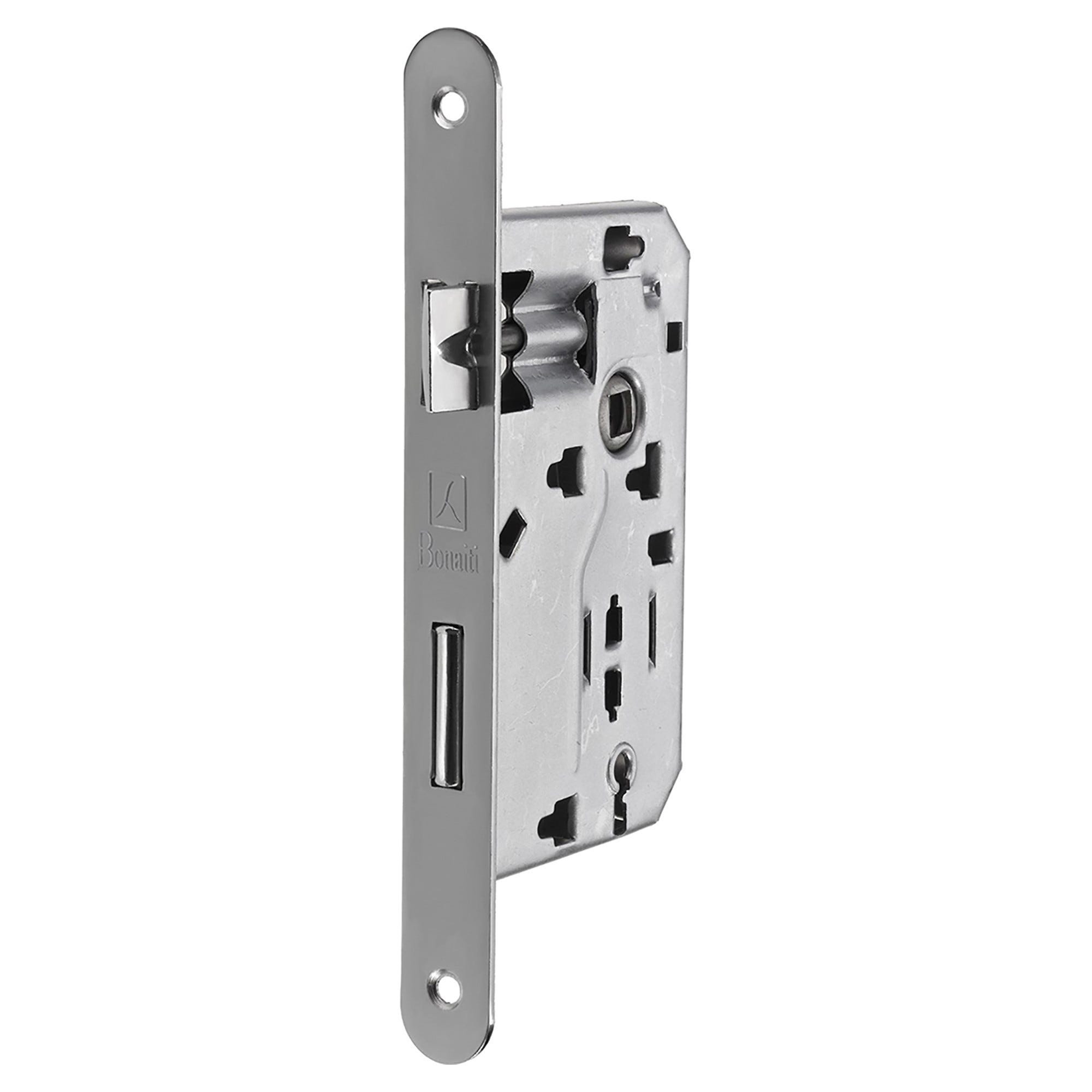 Serratura Rotonda In Acciaio Massiccio Cromato Master Lock - Con Catena In Boron, Cilindro A 5 Poli, 2 Chiavi - Per Portoni, Cancelli, Magazzini (Larghezza 2-1/2") - 2