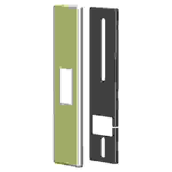 PLACCA PER INTERRUTTORE FAST CON SOTTOPIASTRA 250x60 mm ABS ORO