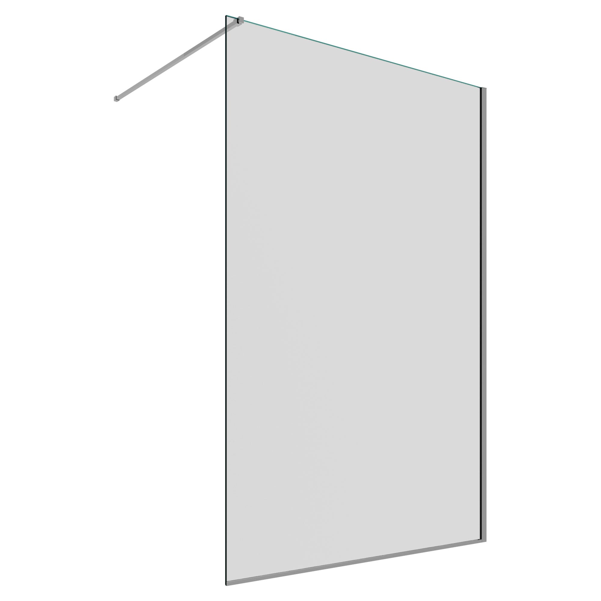 WALK IN SEPARE 120 cm H 200 cm VETRO TEMPERATO TRASPARENTE 8 mm PROFILI