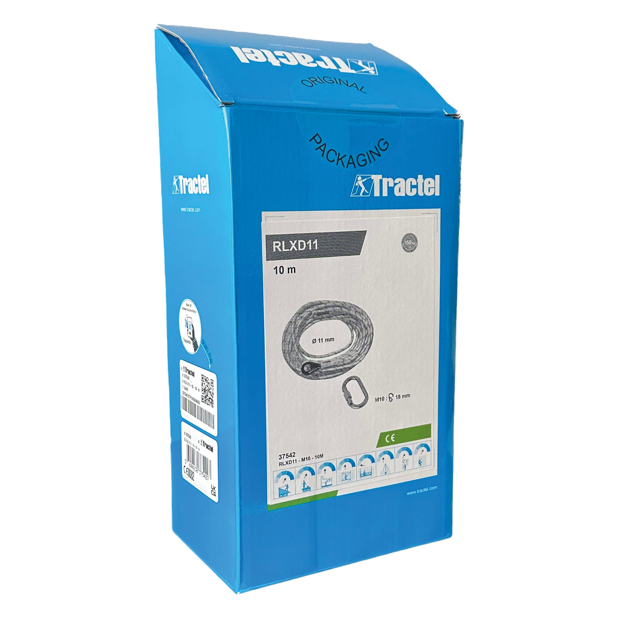 Corda Da Arrampicata 10m Con Moschettone - Diametro 8mm, Resistente Fino A 200kg, Per Esterni, Tende, Trekking - Foto 14