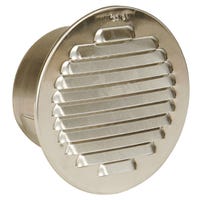 Griglia Aerazione Rotonda ABS Bianca 8cm - Con Rete Antinsetto, Per Incasso - Foto 8