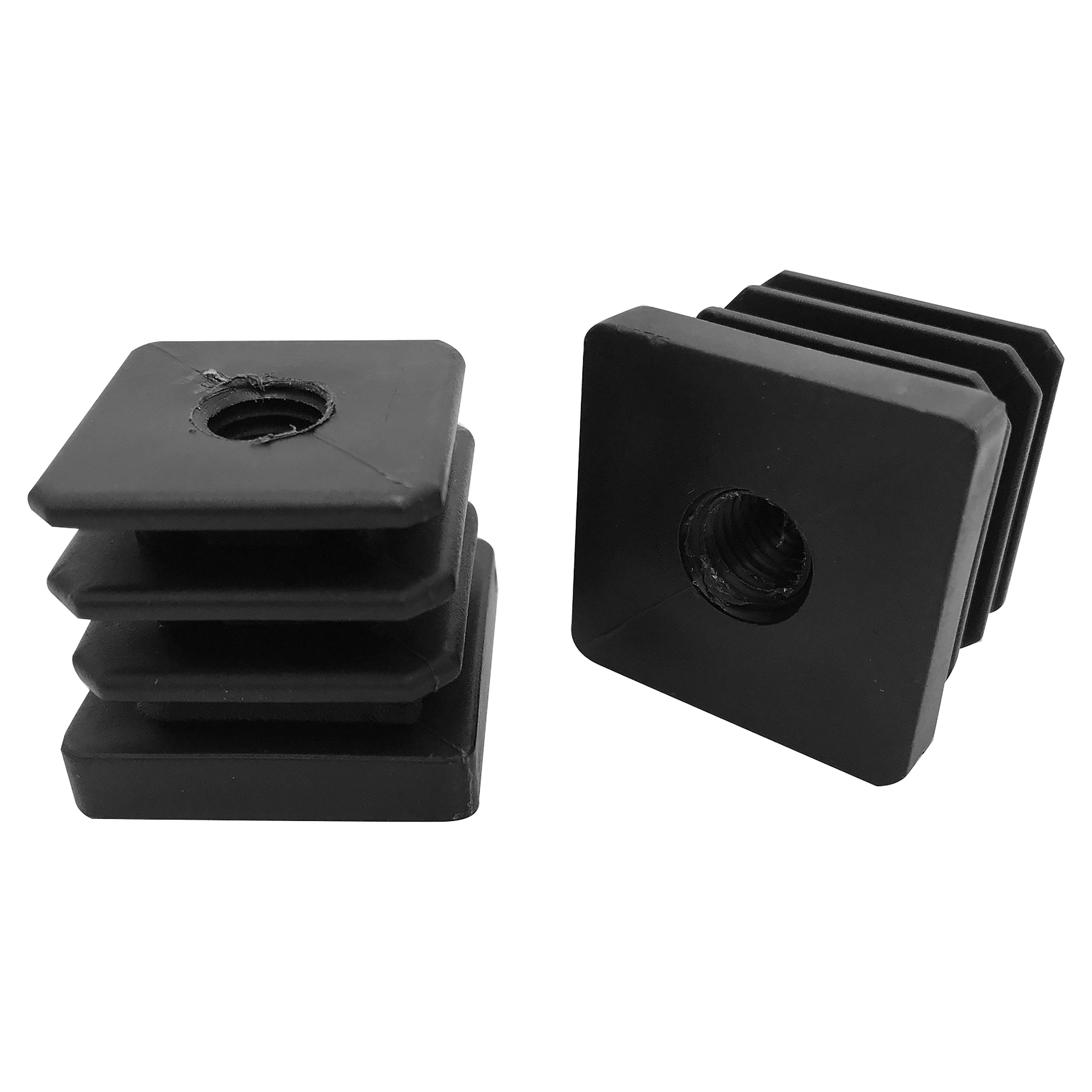 puntale-alettato-ad-infilare-filetto-m10-per-tubo-50x50-mm-pvc-nero-2-pezzi