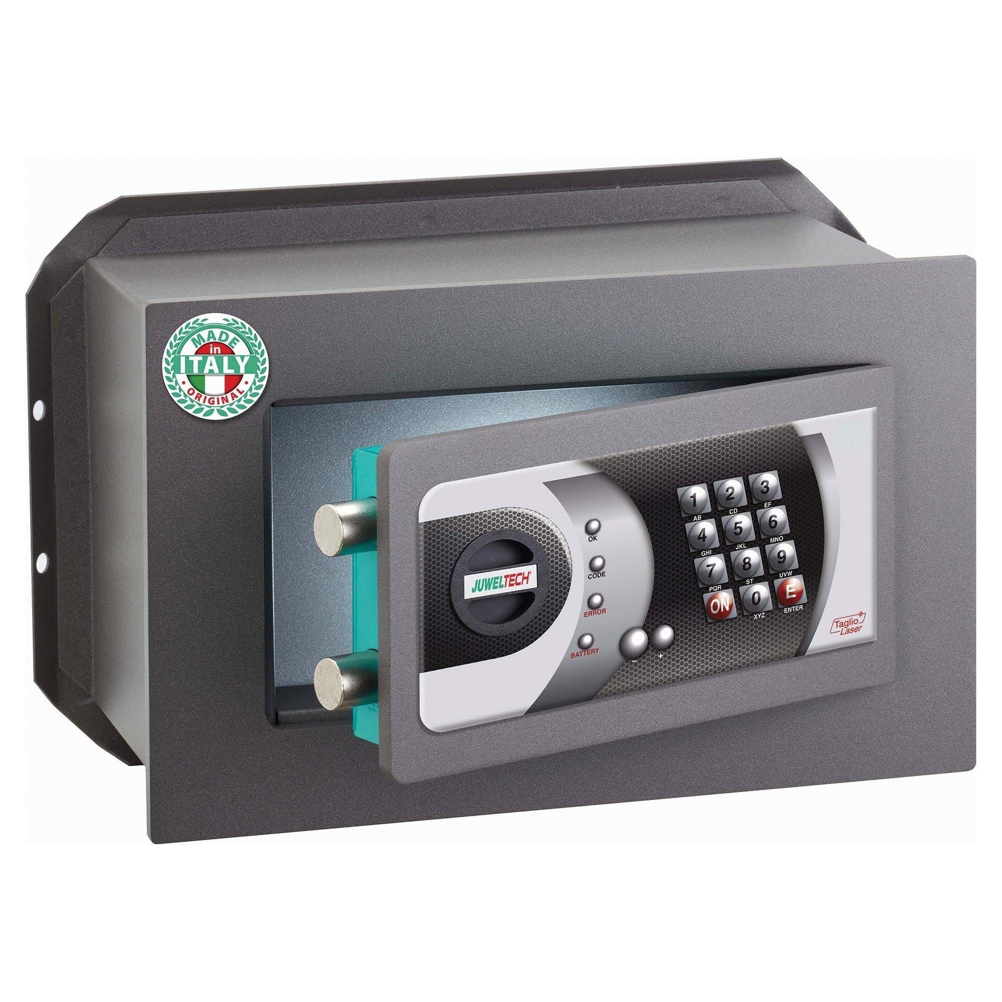 FP-TECH Cassaforte Elettronica Da Incasso A Muro Con Chiave - Bianca - Foto 11