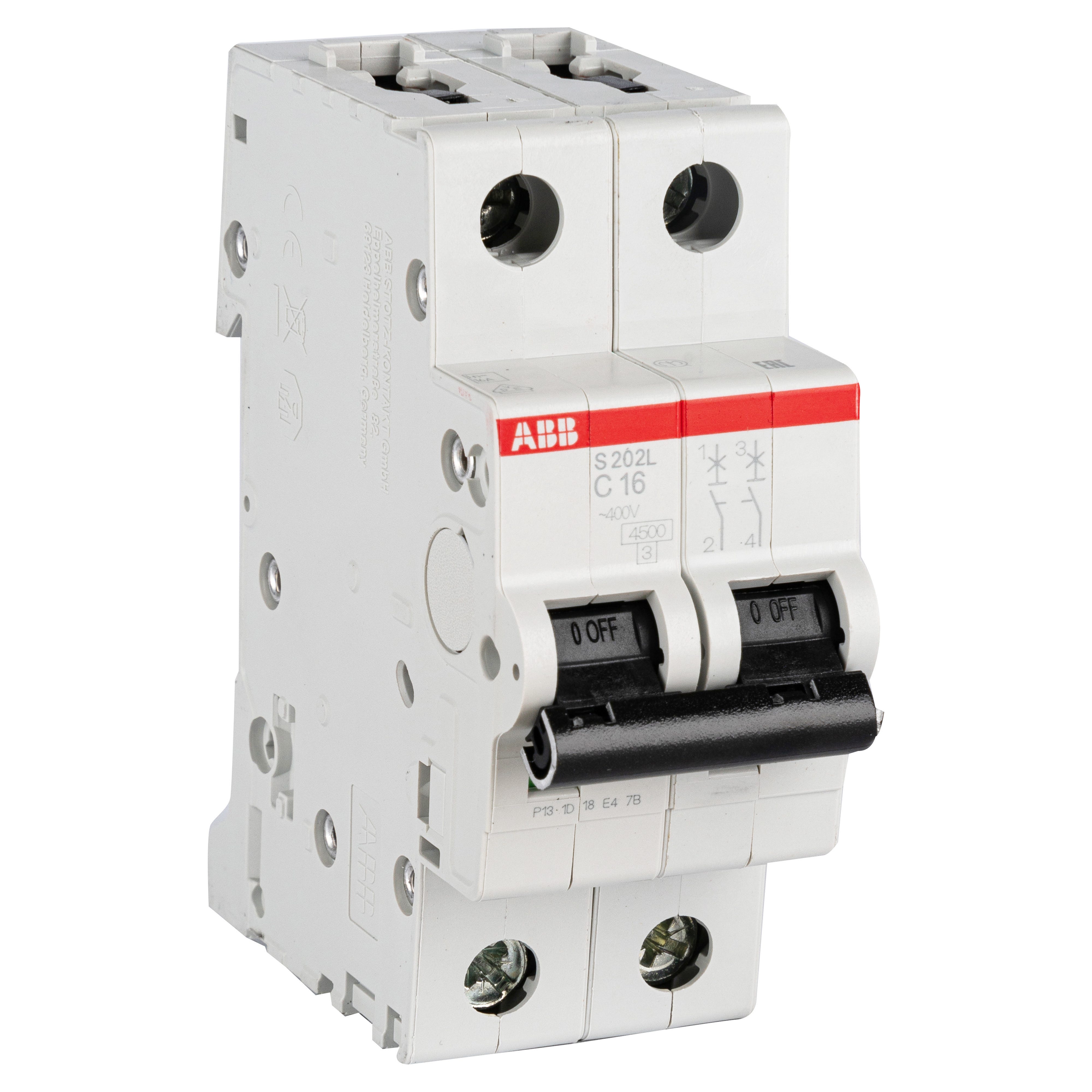 Merten MEG3616-0000 Modulo Interruttore di spegnimento/Commutatore, unipolare, 16 AX, AC 250 V, con morsetti