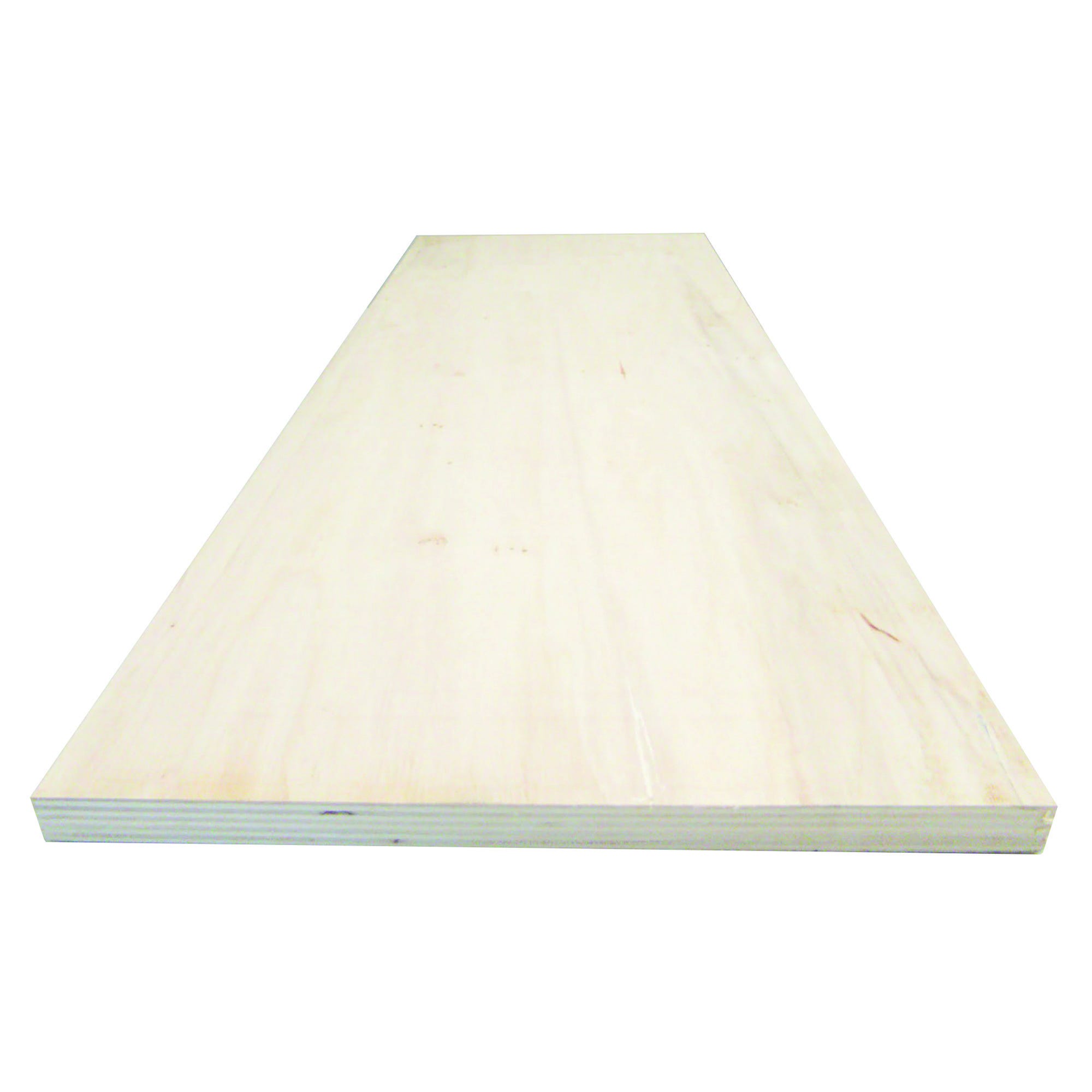 Pannello Lamellare Abete 18mm, 100x50 Cm, Non Verniciato, Per Fai Da Te E Falegnameria - Foto 4