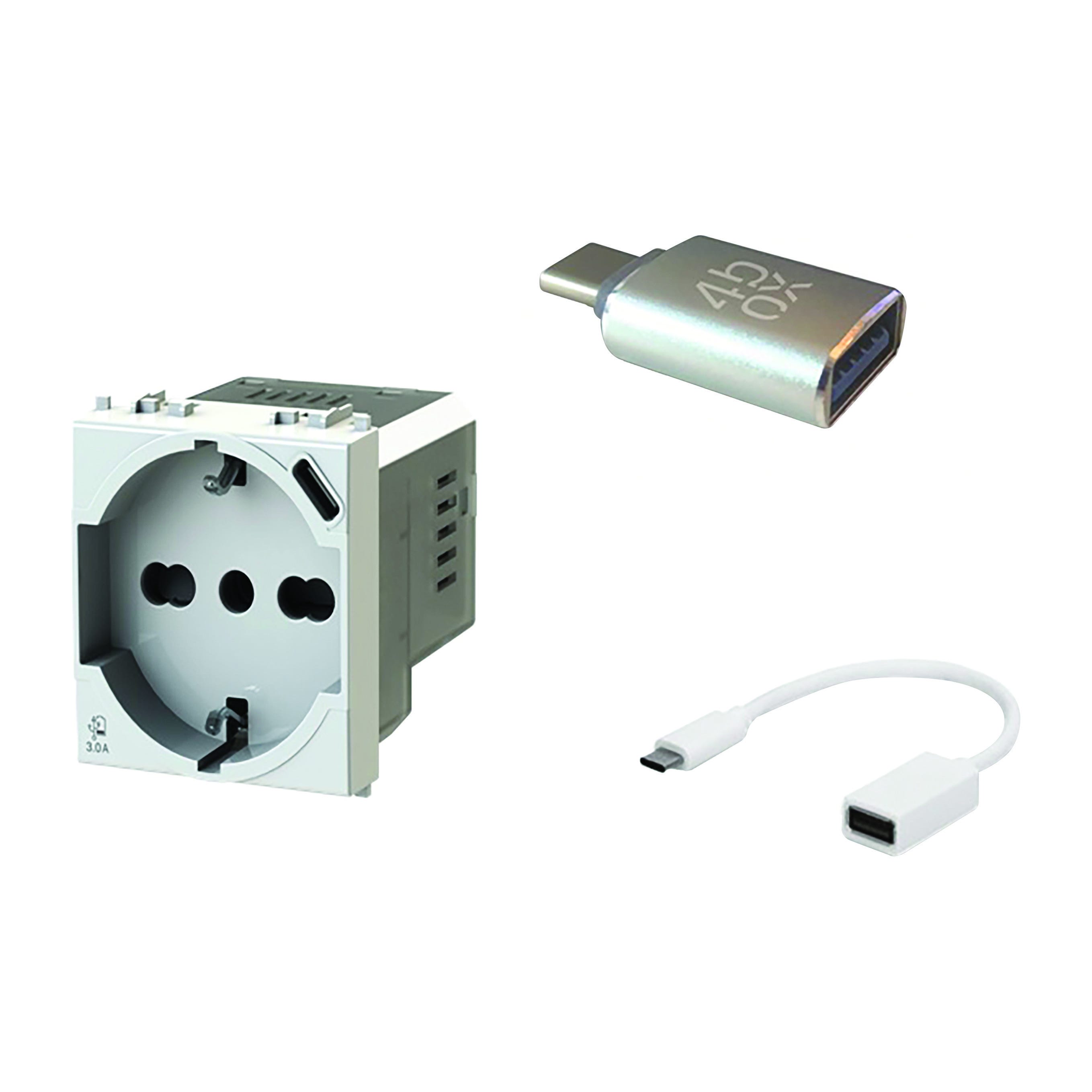 2 Pezzi Presa USB Da Muro Doppia,Doppia USB Caricatore