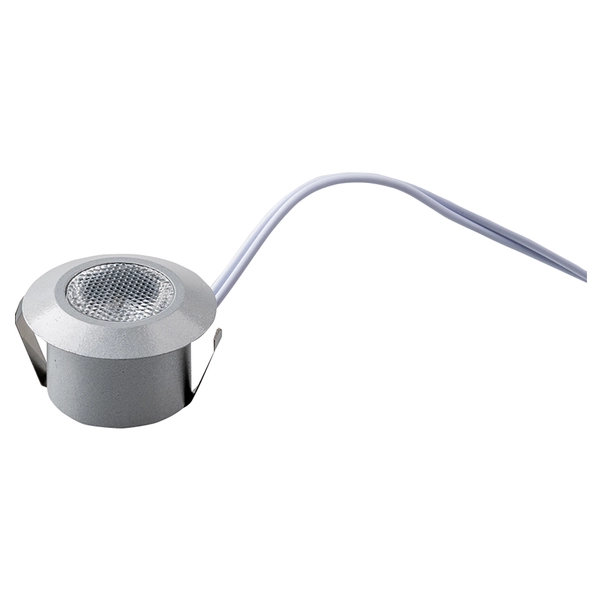 HCFEI Set di 3 faretti da incasso a LED, ultra piatti, in cromo spazzolato, con HCFEI Set di 3 faretti da incasso a LED, ultra piatti, in cromo spazzolato, con