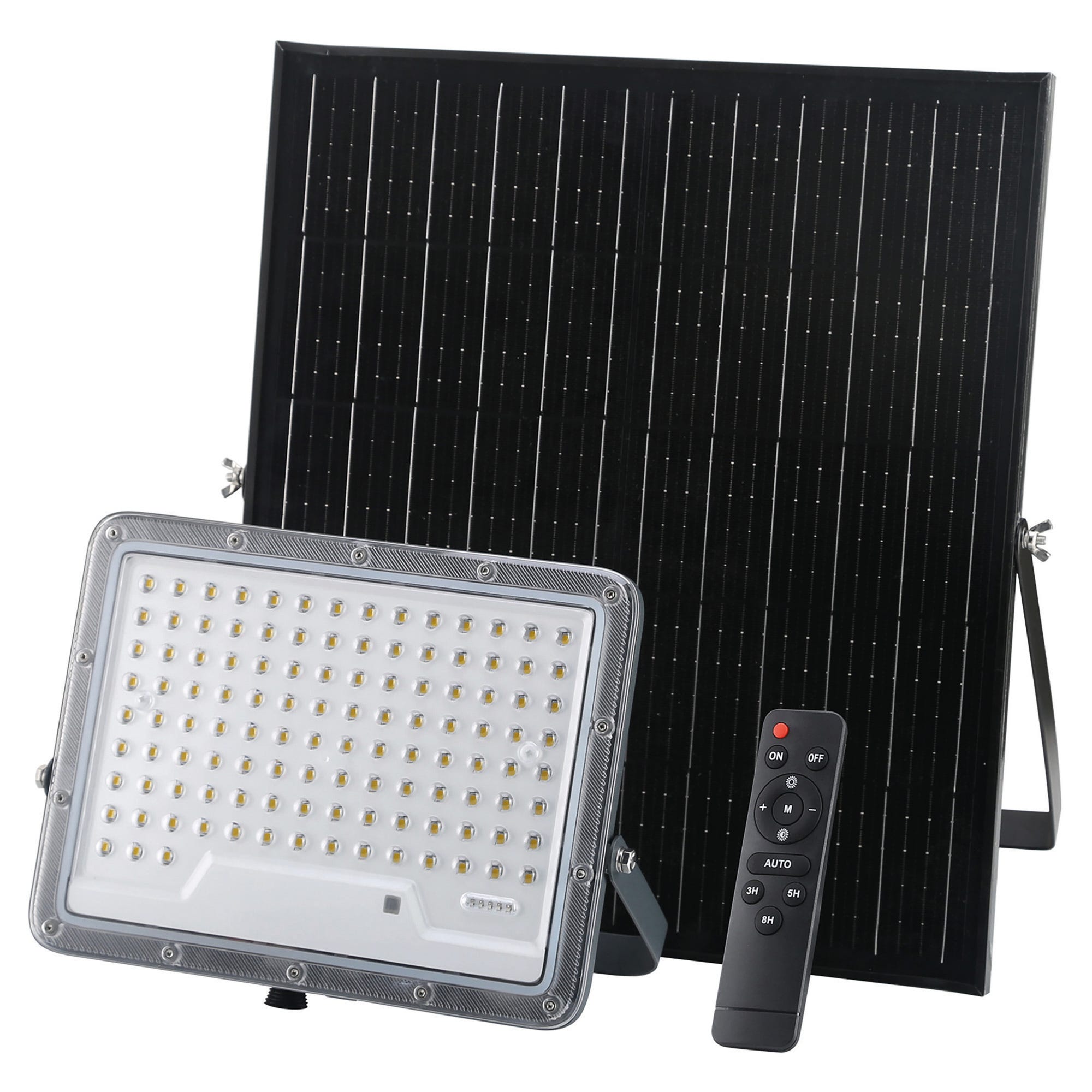 Faretti Solari Da Giardino Con Sensore Di Movimento – 2 Pezzi, 226 LED, 3 Modalità, Telecomando, IP65 Impermeabile - 3