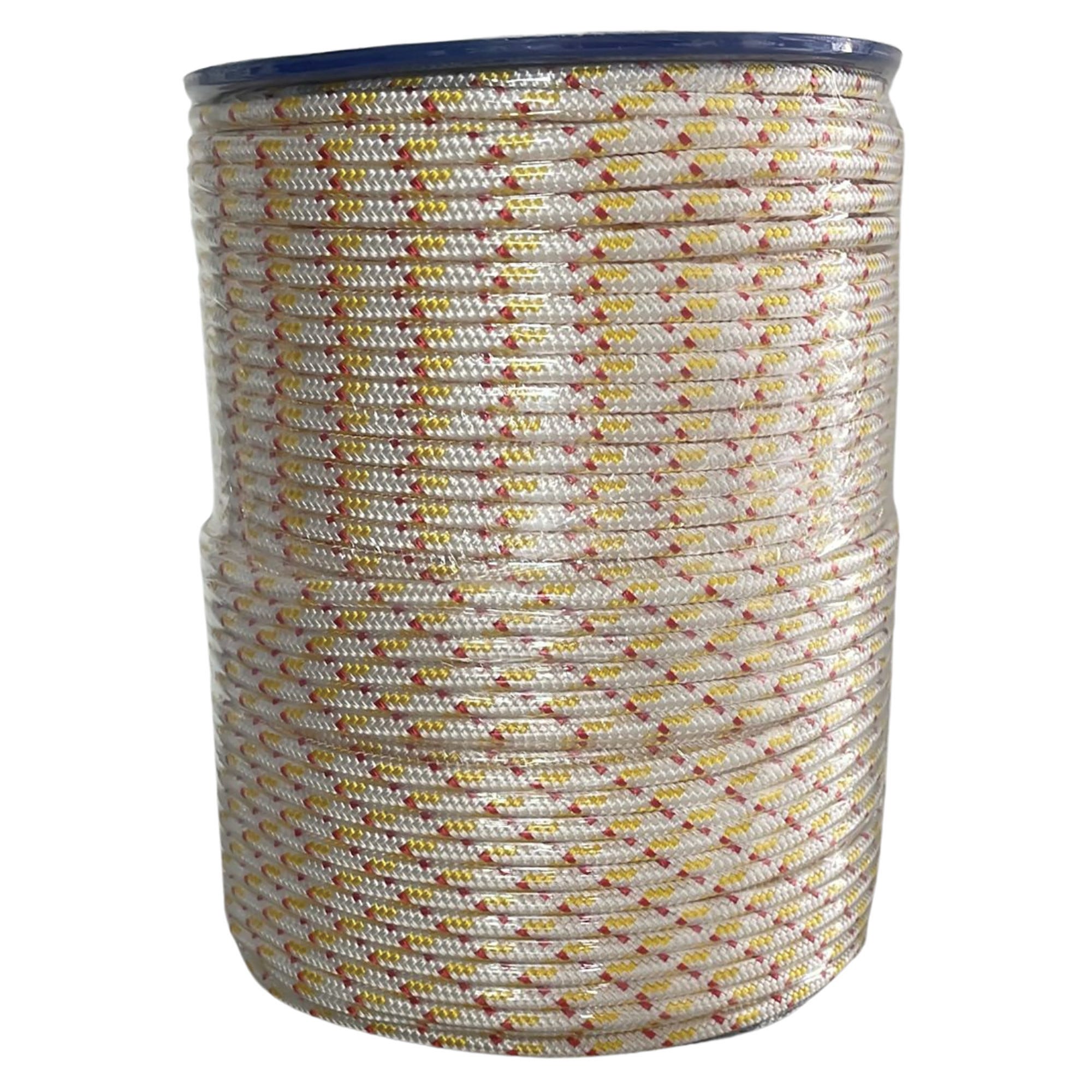 Corde Polyester Double Tresse VEVOR - 67,06 M X 19 Mm - 24 Fils - Orange Et Noir